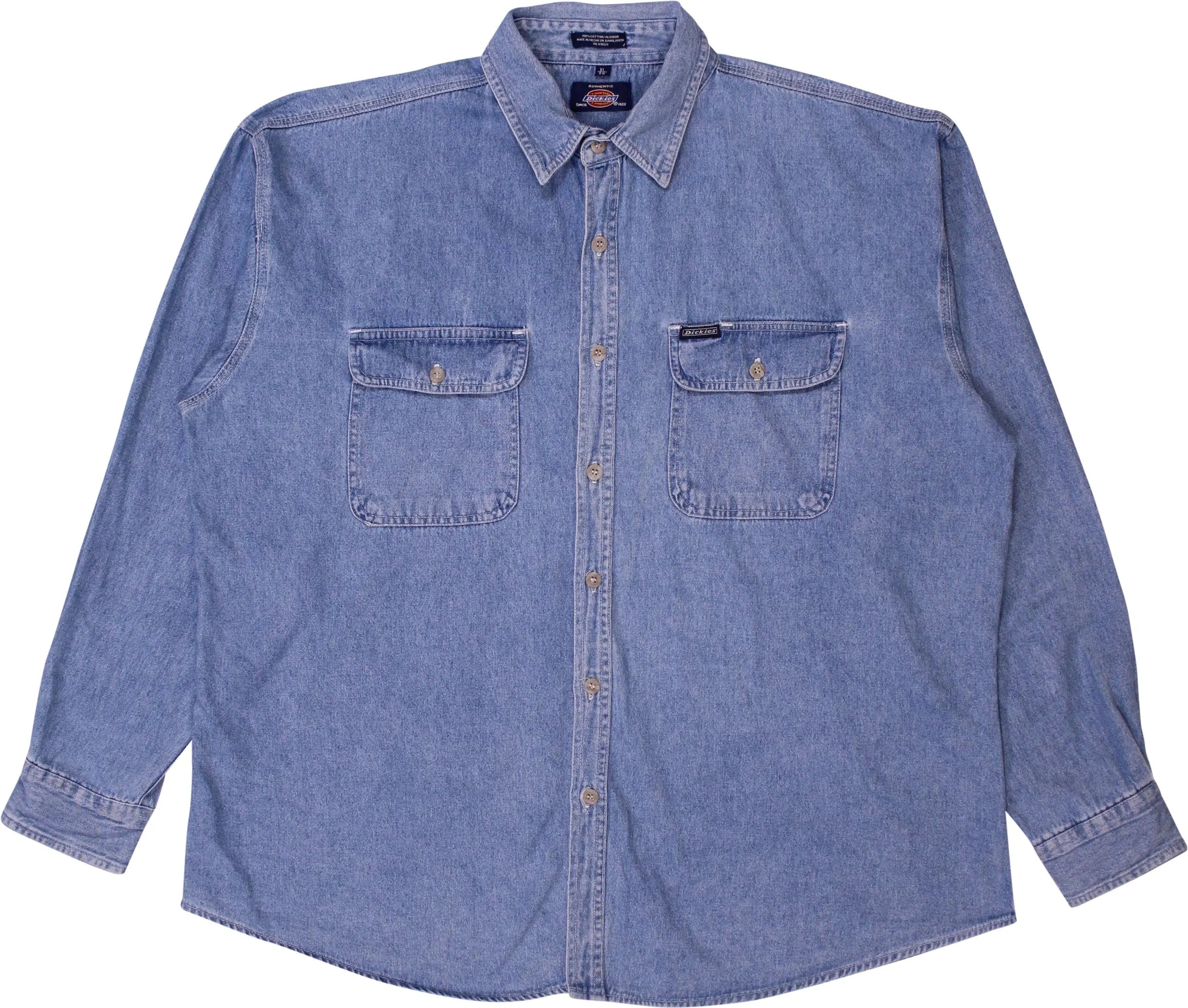 Dickies - Blue Denim Shirt by Dickies- ThriftTale.com - Vintage and second handclothing