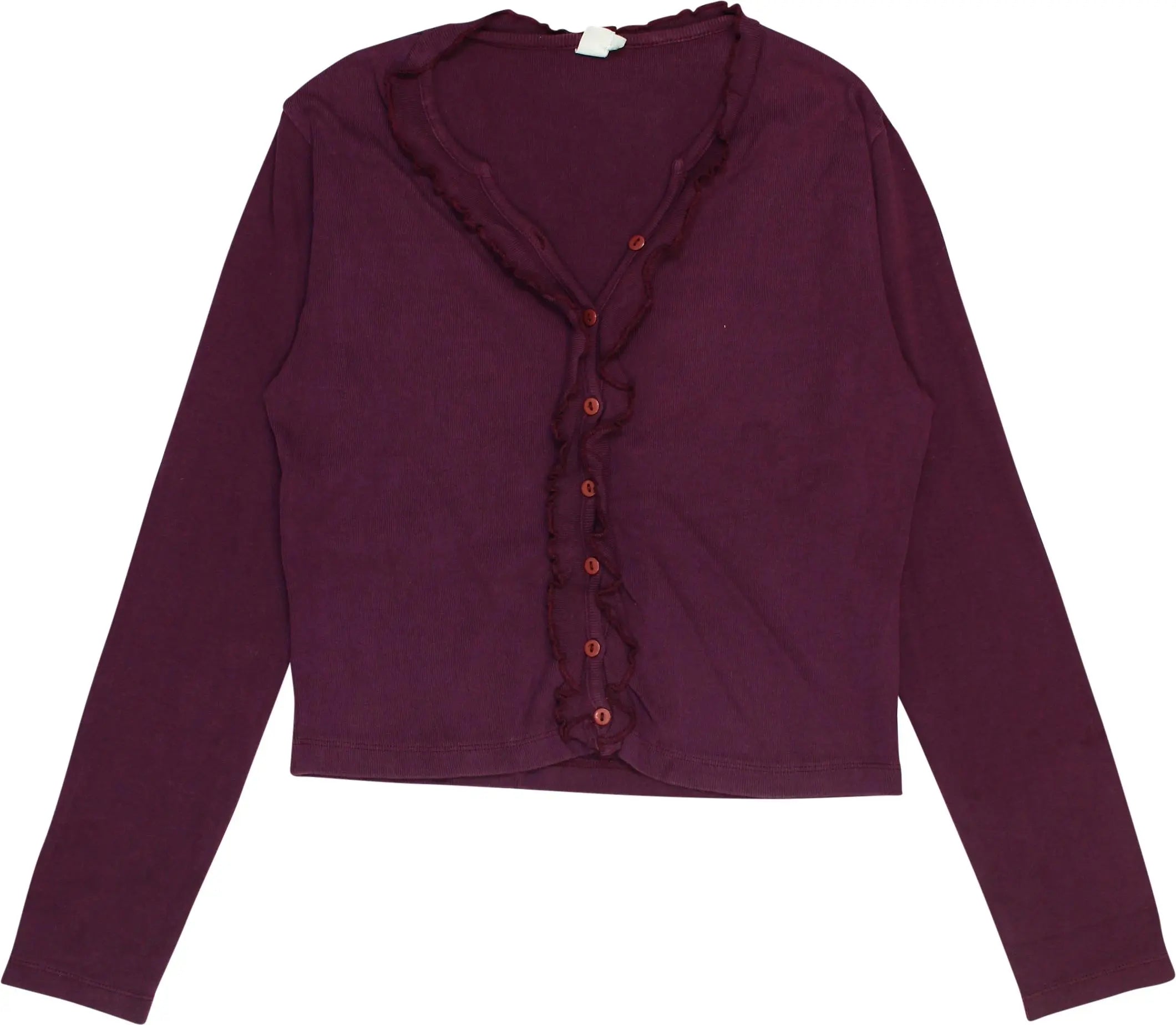 Didi - Purple Cardigan- ThriftTale.com - Vintage and second handclothing