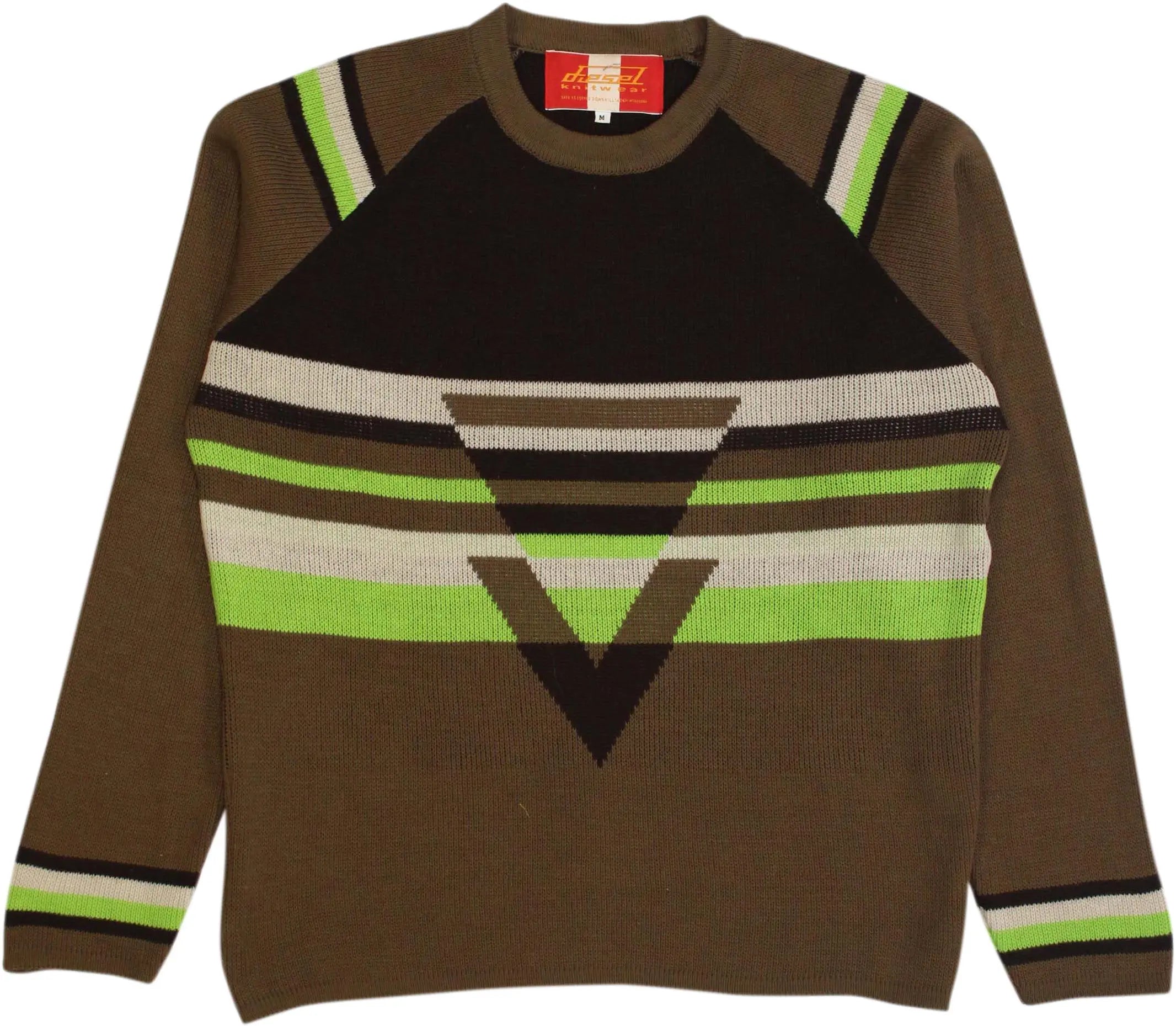 Diesel - 90s Diesel Speedfreaks Knitted Sweater- ThriftTale.com - Vintage and second handclothing