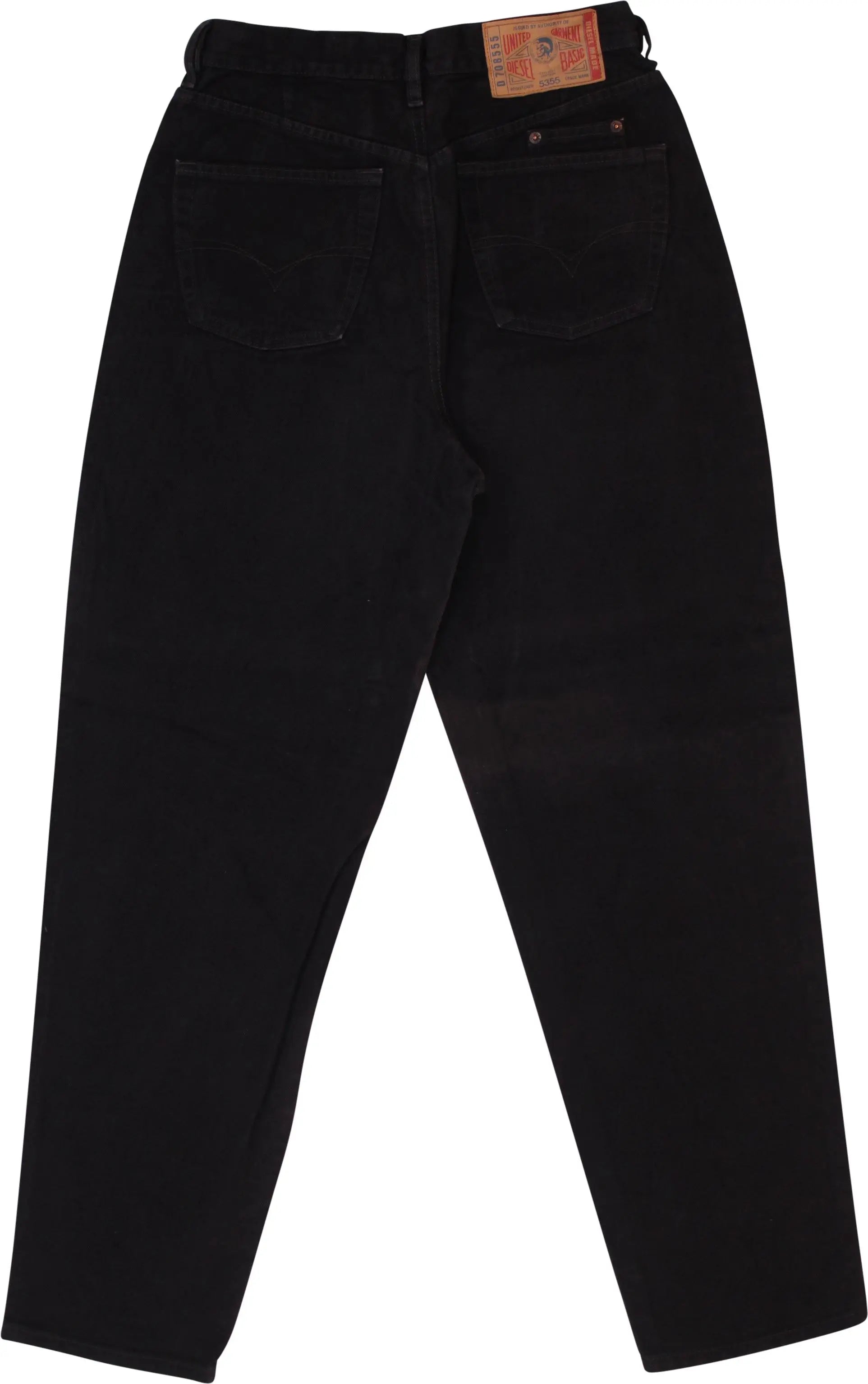 Diesel - Black Mom Jeans by Diesel- ThriftTale.com - Vintage and second handclothing