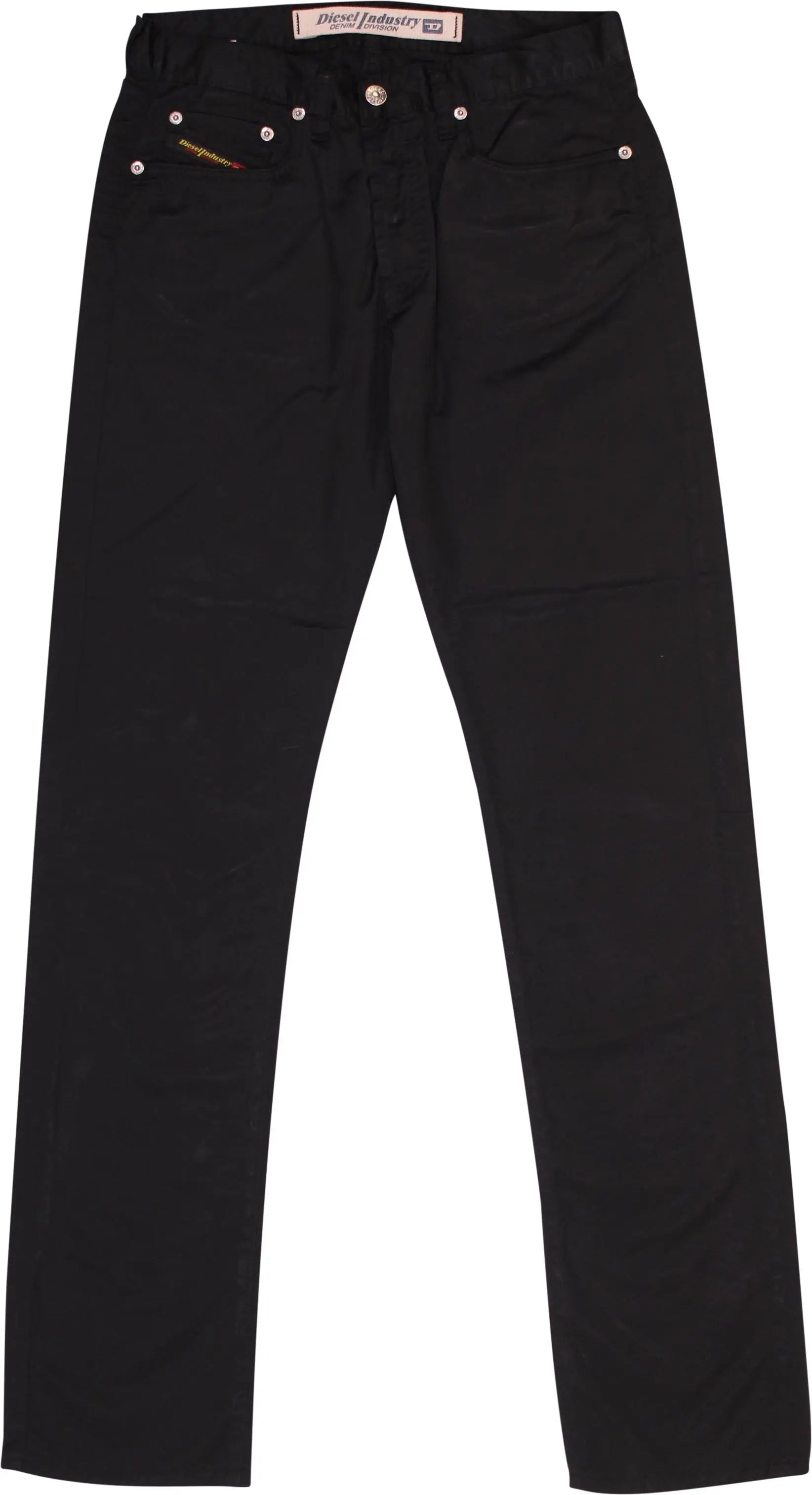 Diesel - Black Pants by Diesel- ThriftTale.com - Vintage and second handclothing