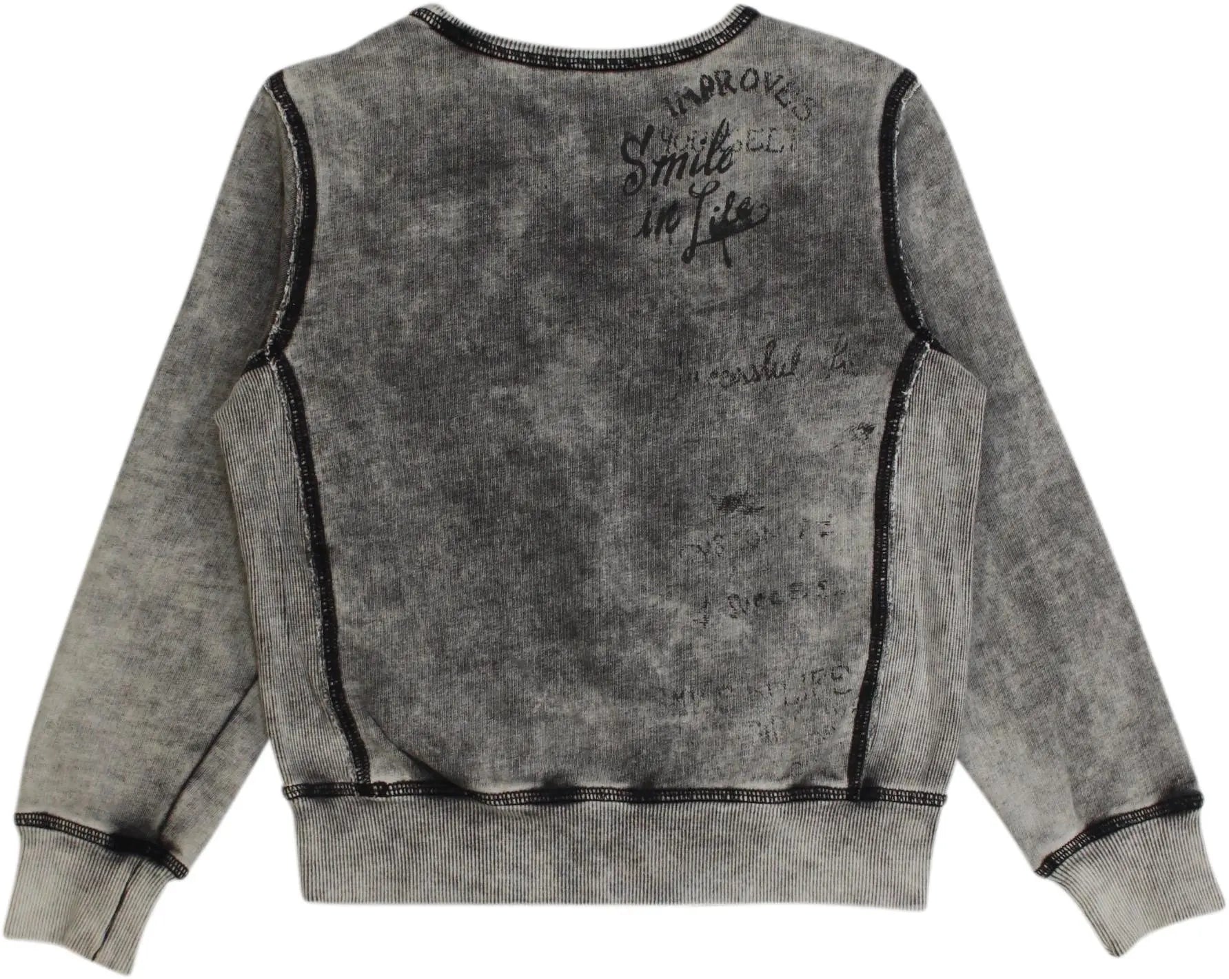 Diesel - Grey Sweater by Diesel- ThriftTale.com - Vintage and second handclothing