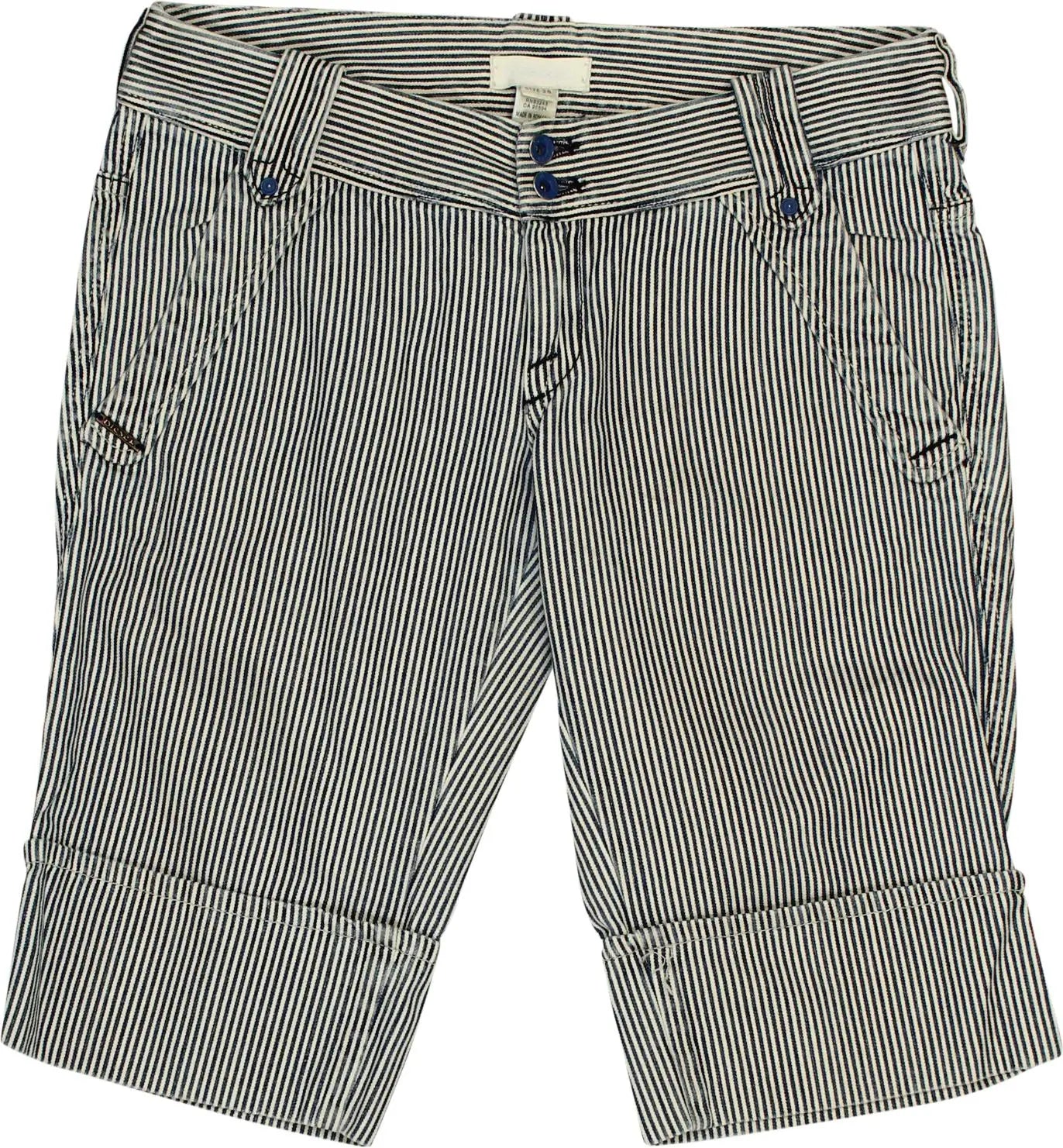 Diesel - Striped Shorts by Diesel- ThriftTale.com - Vintage and second handclothing