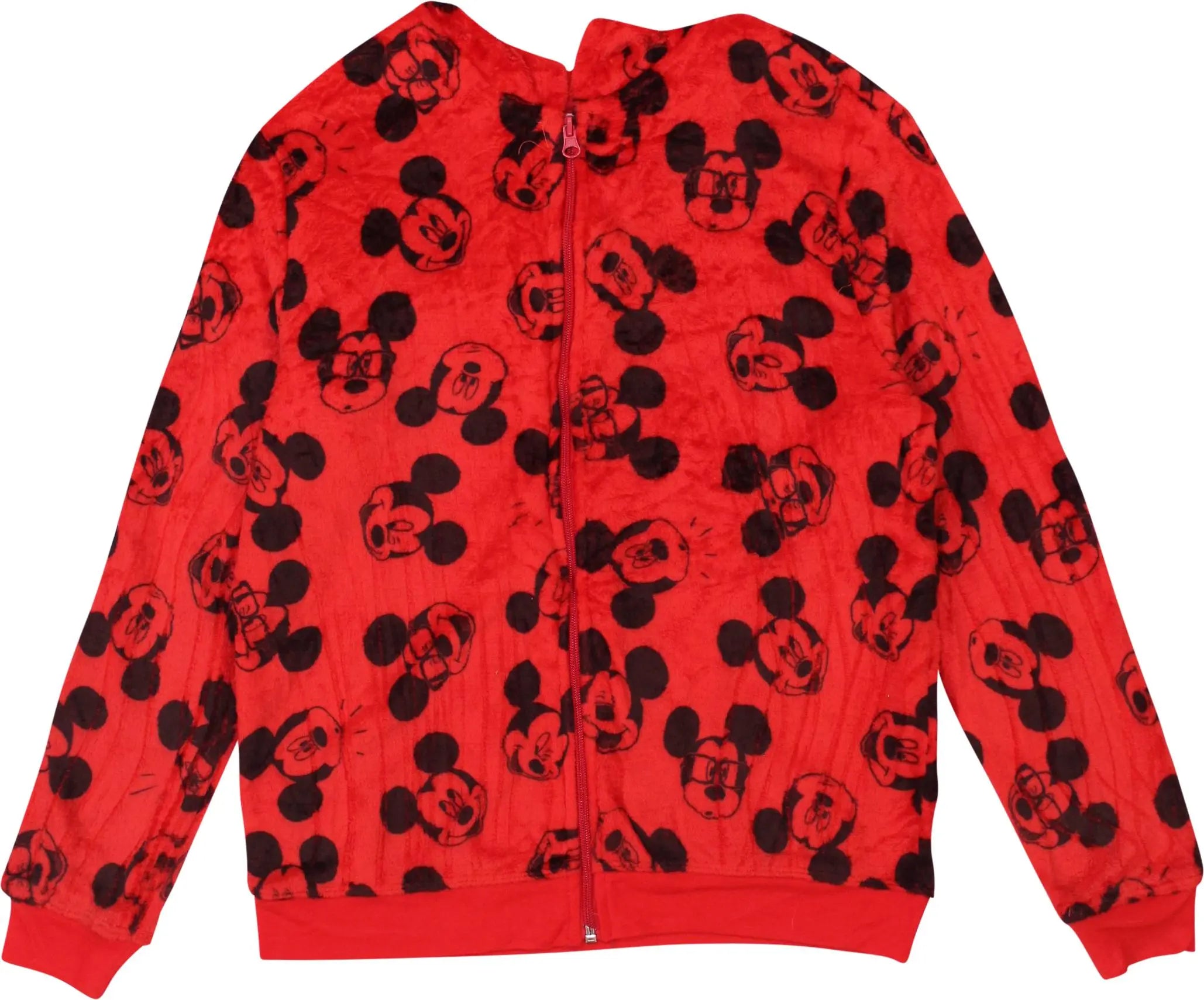 Disney - Fluffy Mickey Mouse Hoodie- ThriftTale.com - Vintage and second handclothing