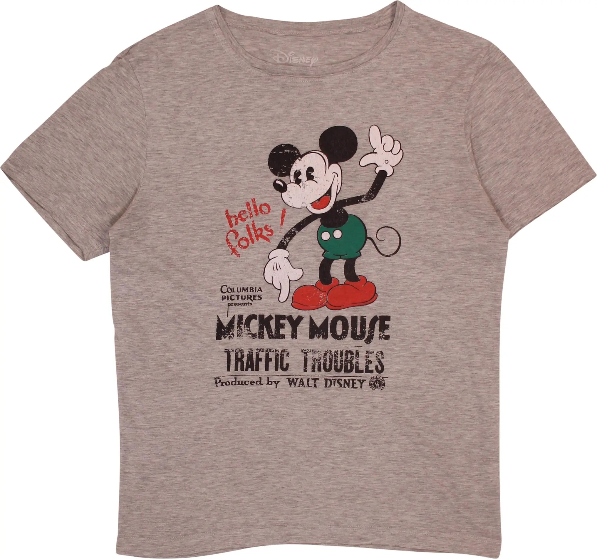 Disney - Mickey Mouse T-shirt- ThriftTale.com - Vintage and second handclothing