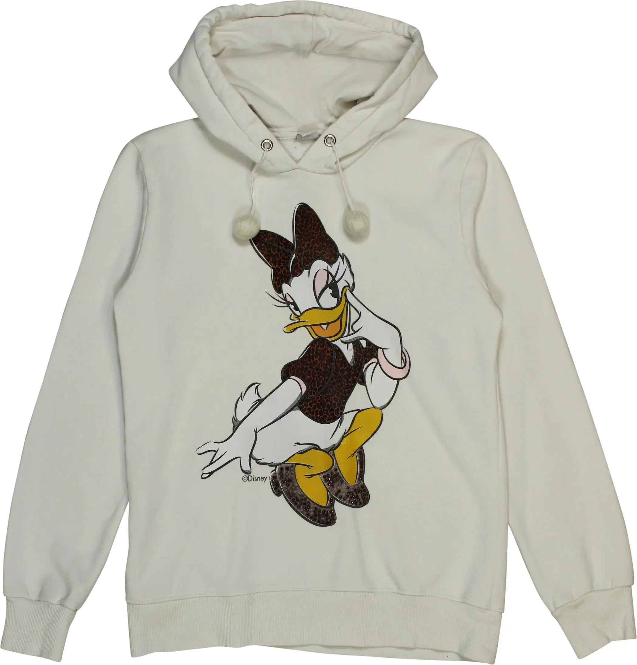 Disney - White Disney Cartoon Hoodie- ThriftTale.com - Vintage and second handclothing