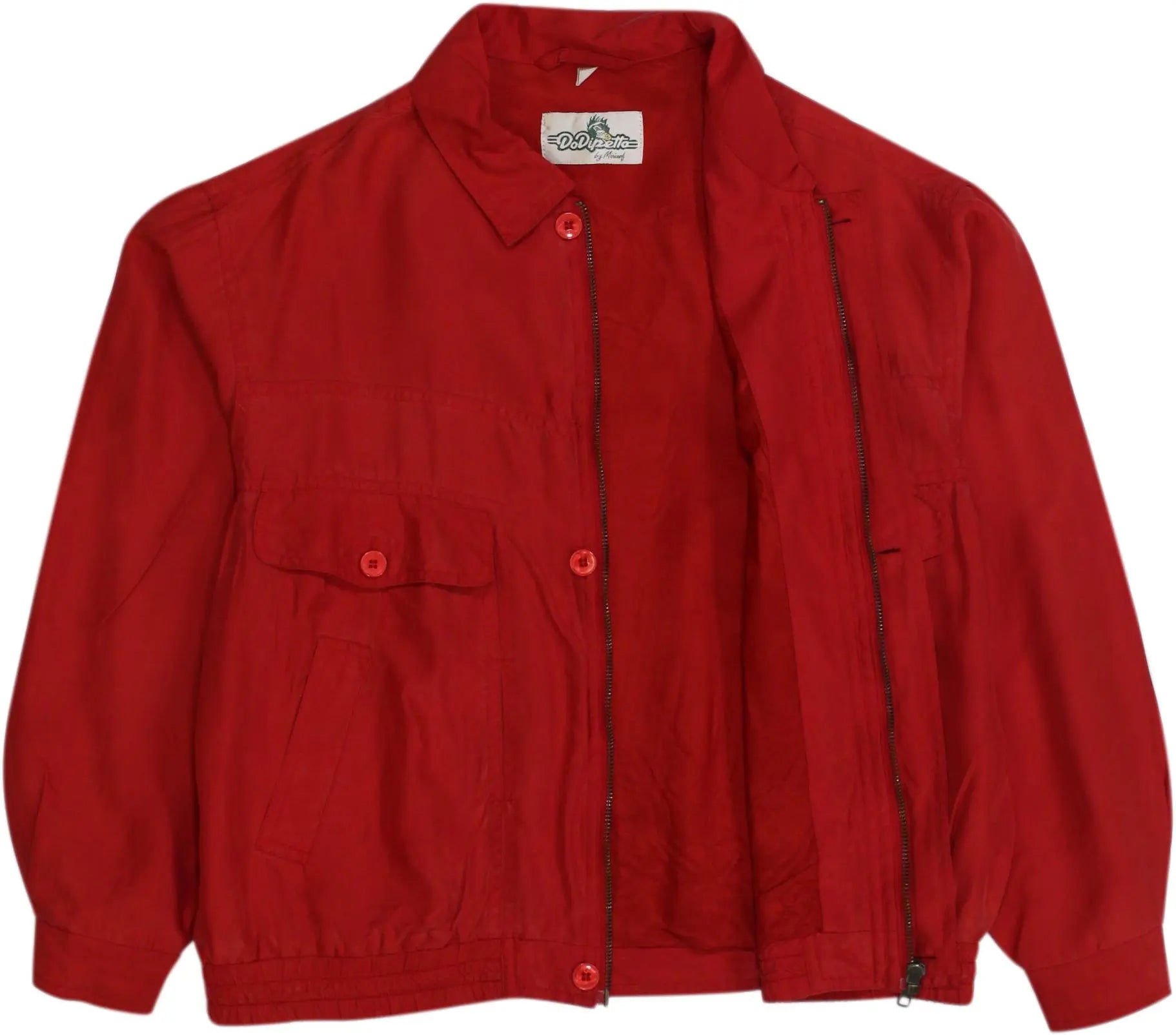 DoDipetto - Red Jacket- ThriftTale.com - Vintage and second handclothing