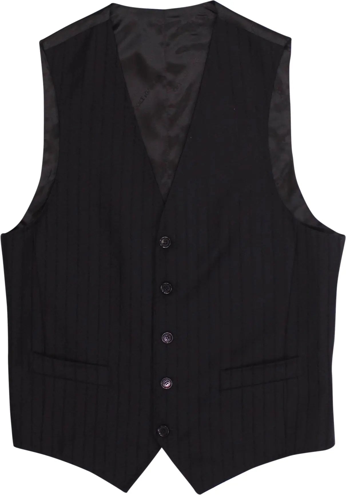 Dolce & Gabbana - Black Sleeveless Vest by Dolce & Gabbana- ThriftTale.com - Vintage and second handclothing