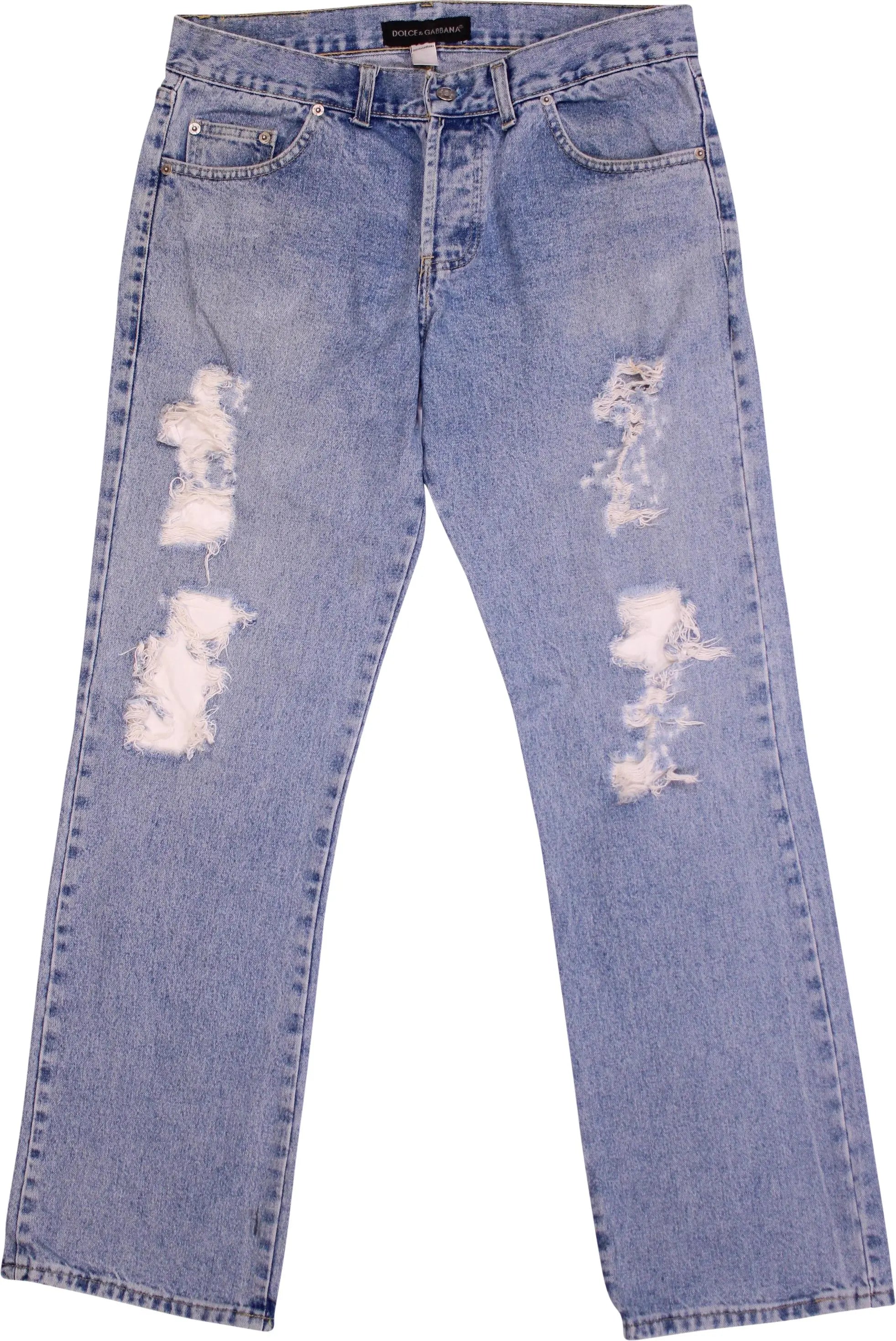 Dolce & Gabbana - Dolce & Gabbana Distressed Jeans- ThriftTale.com - Vintage and second handclothing