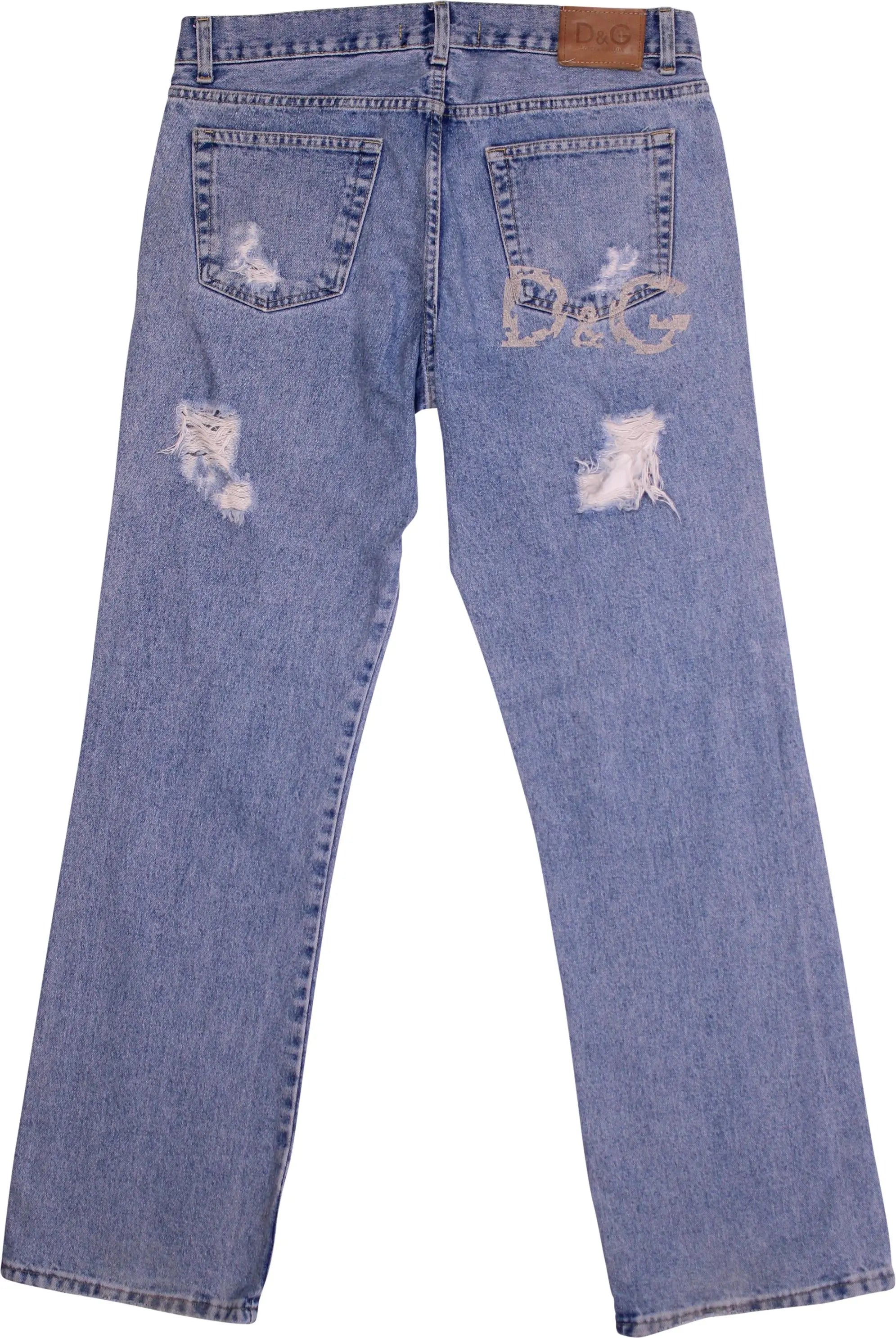 Dolce & Gabbana - Dolce & Gabbana Distressed Jeans- ThriftTale.com - Vintage and second handclothing