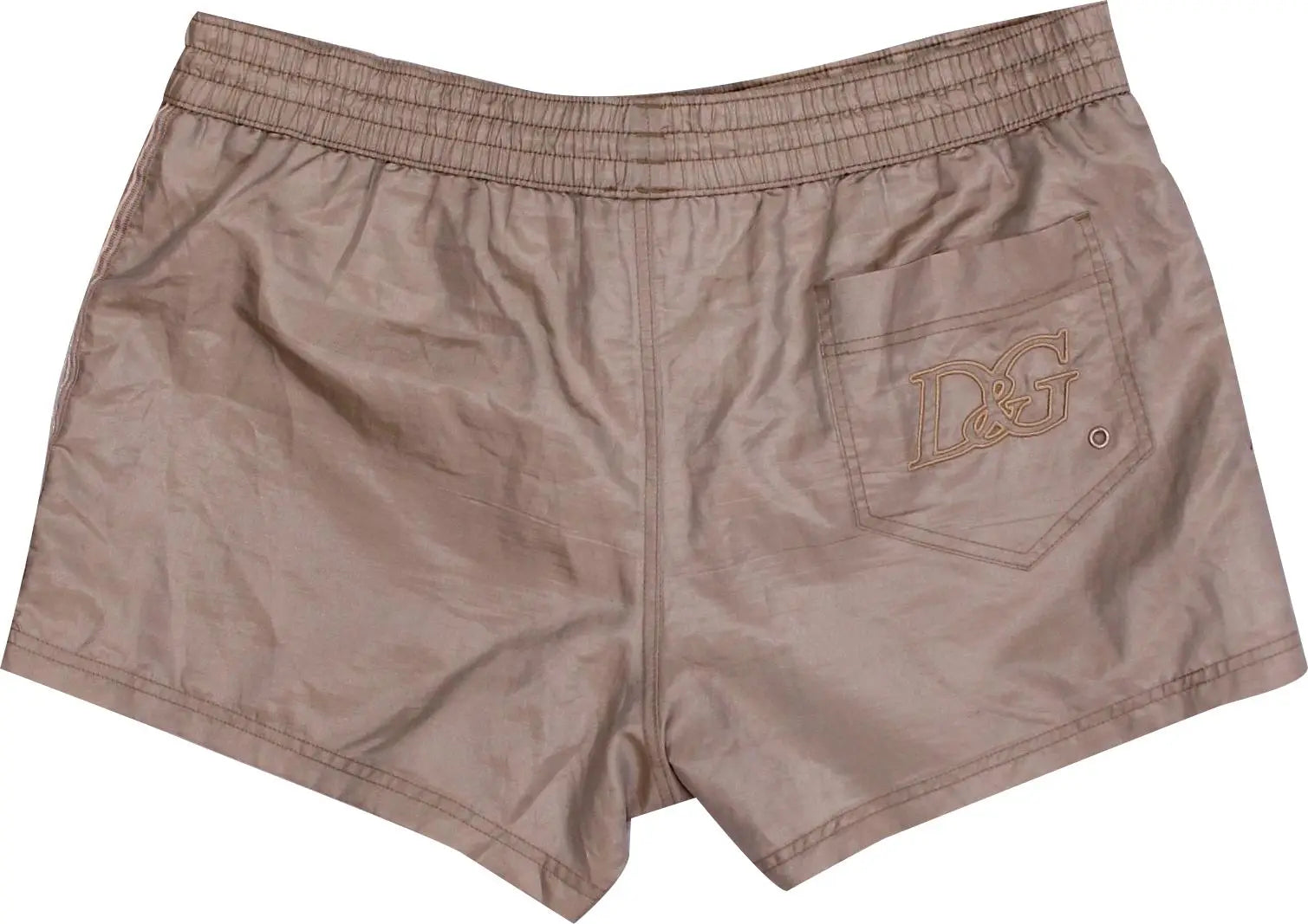 Dolce & Gabbana - Gold Swim Trunk by Dolce & Gabbana- ThriftTale.com - Vintage and second handclothing