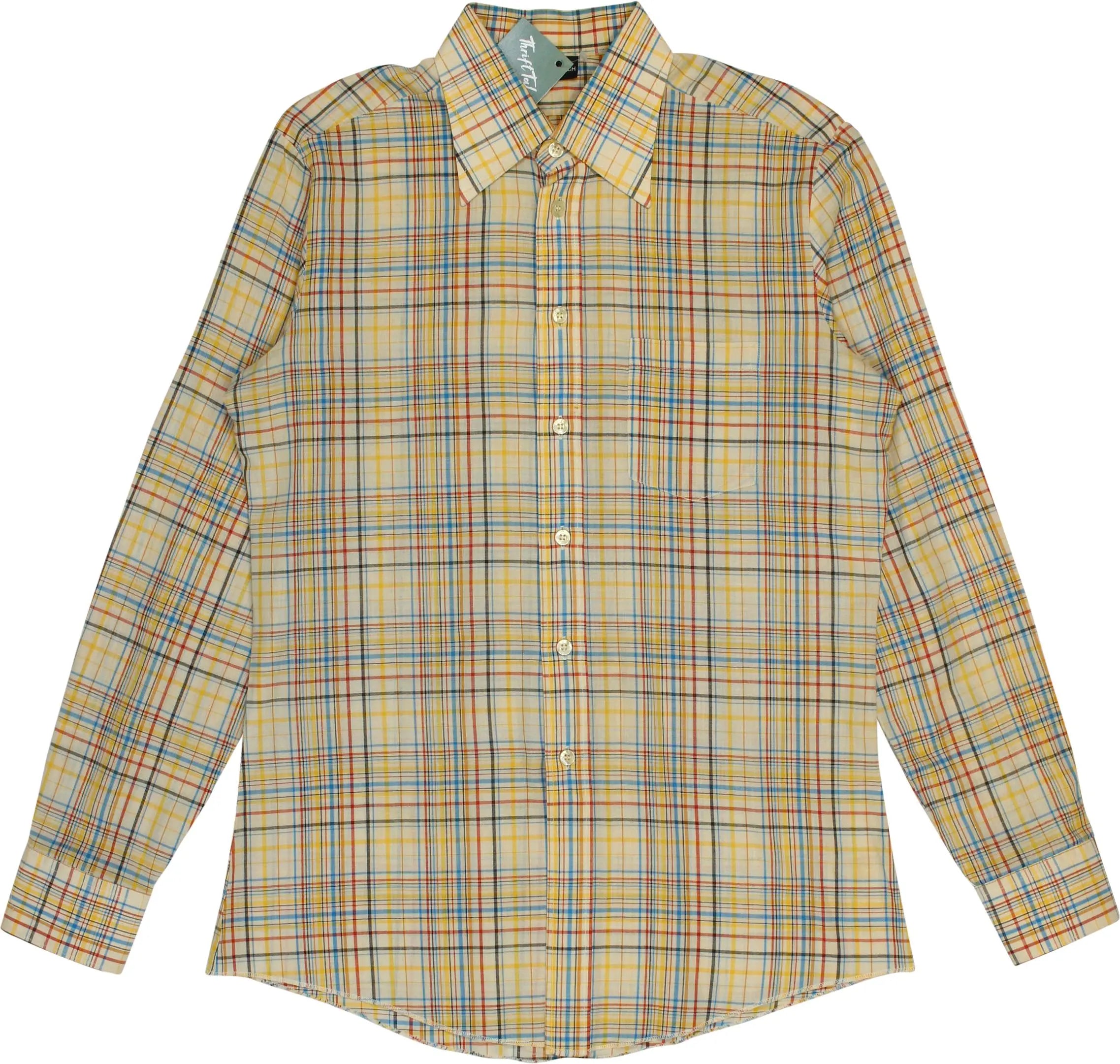 Dornbusch - 70s Checked Shirt- ThriftTale.com - Vintage and second handclothing