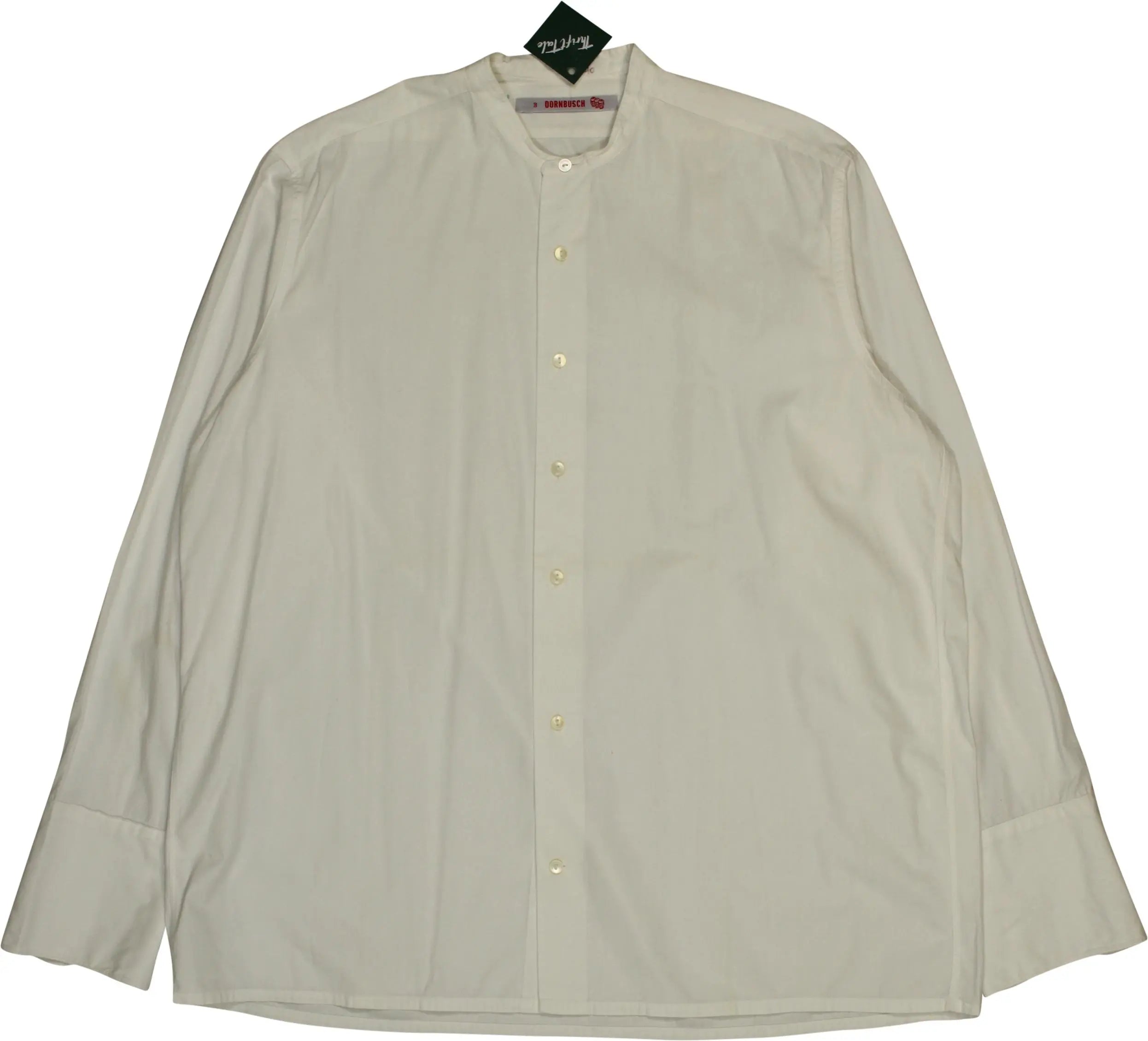Dornbusch - Grandad Collar Shirt- ThriftTale.com - Vintage and second handclothing
