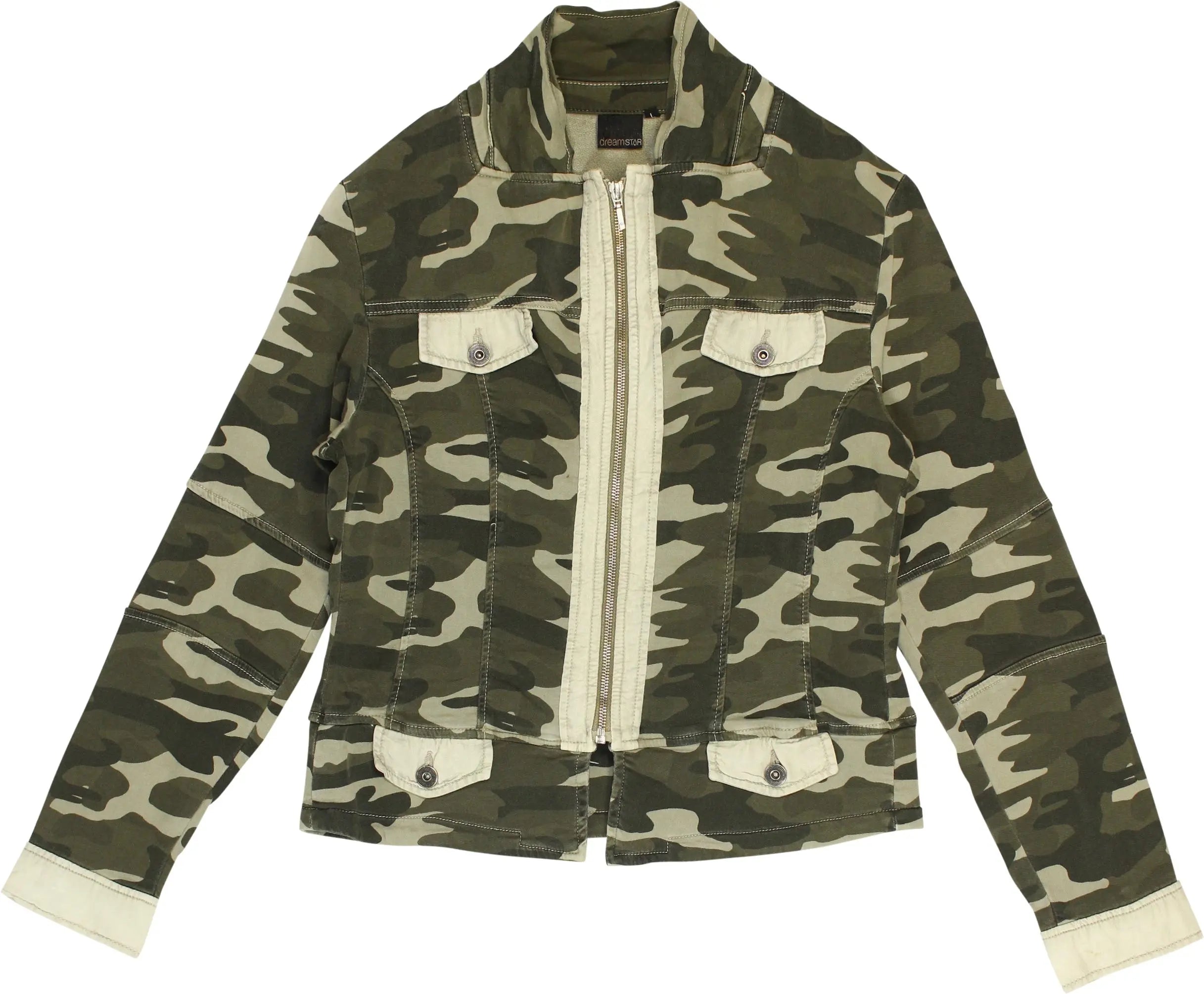 Dreamstar - Camouflage Print Jacket- ThriftTale.com - Vintage and second handclothing