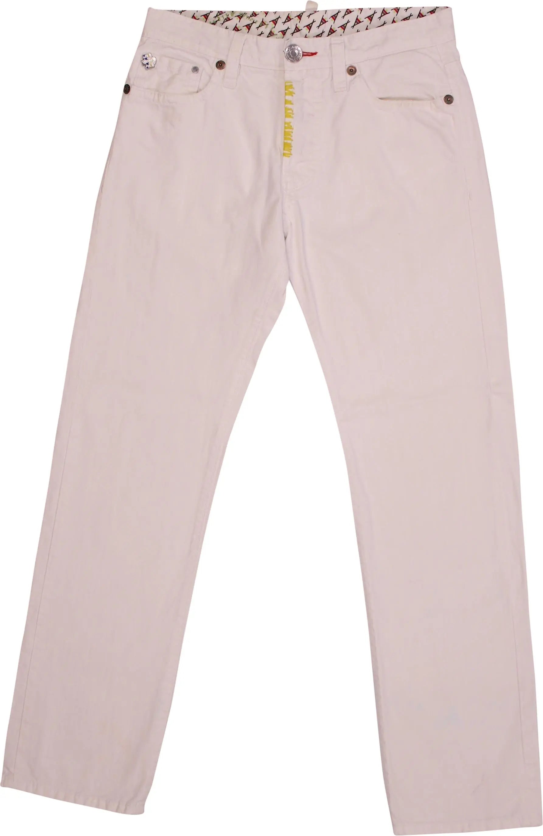 Dsquared2 - Dsquared Vintage White Jeans- ThriftTale.com - Vintage and second handclothing