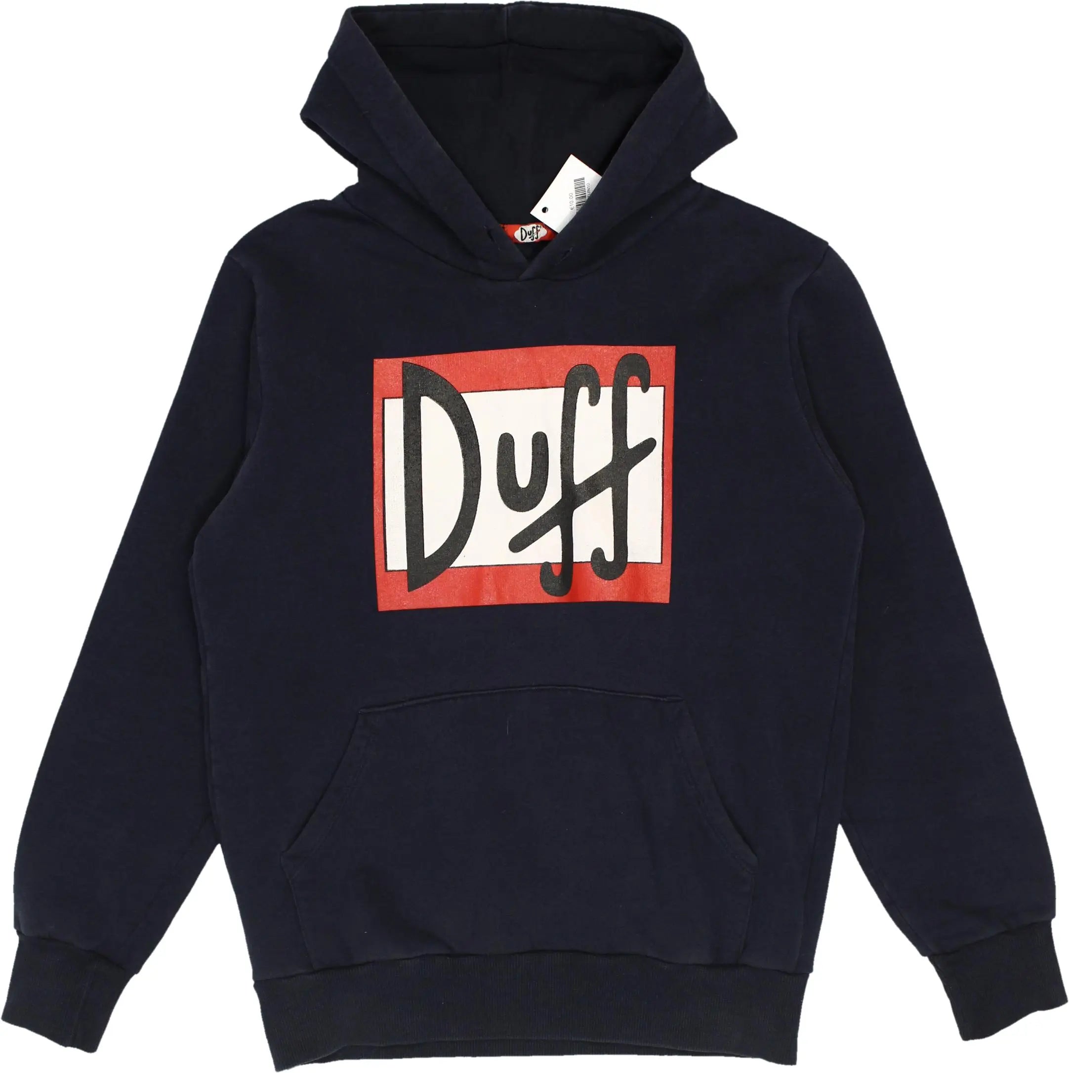 Duff - Blue Hoodie- ThriftTale.com - Vintage and second handclothing
