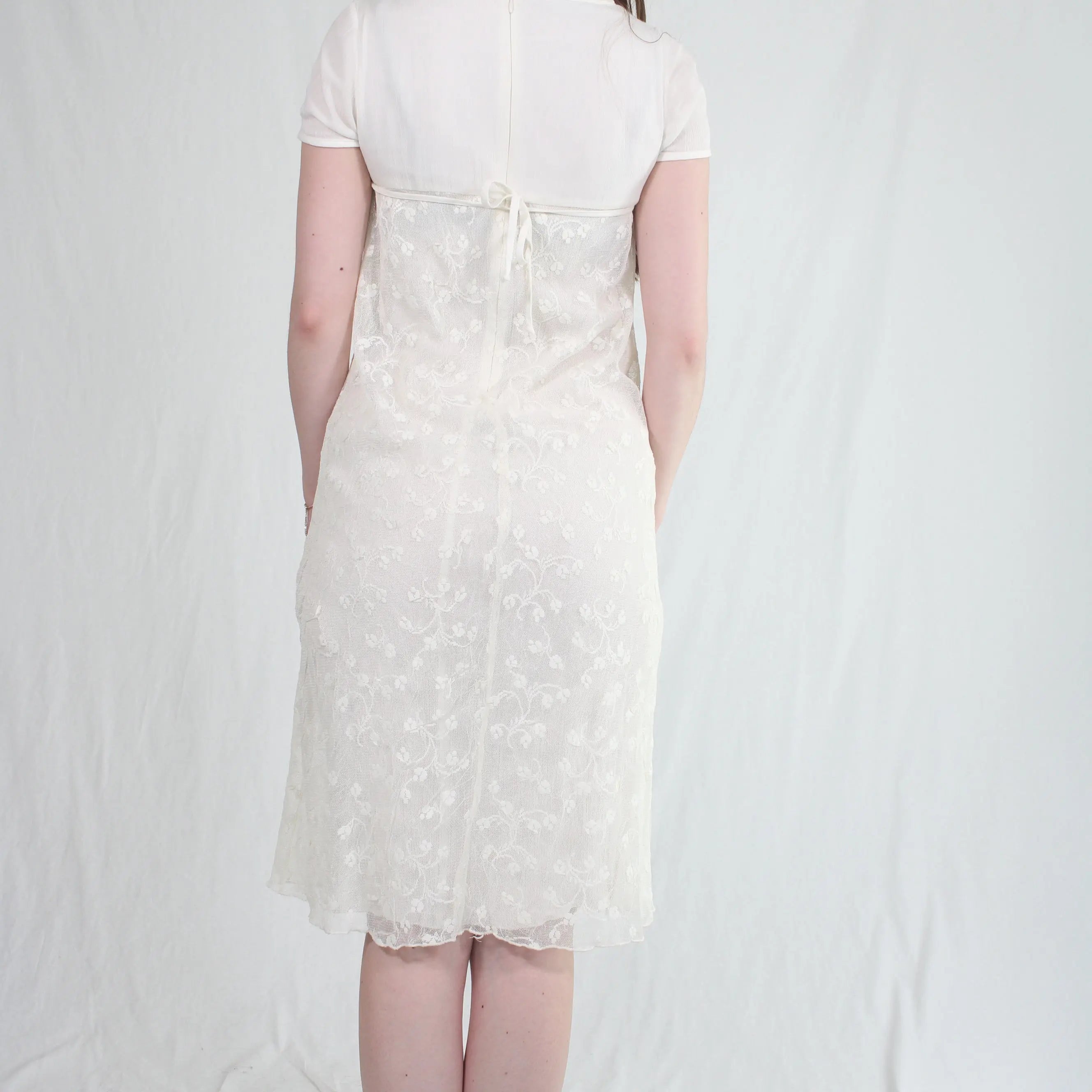 E.L.S.Y. - 70s Style Lace Dress- ThriftTale.com - Vintage and second handclothing