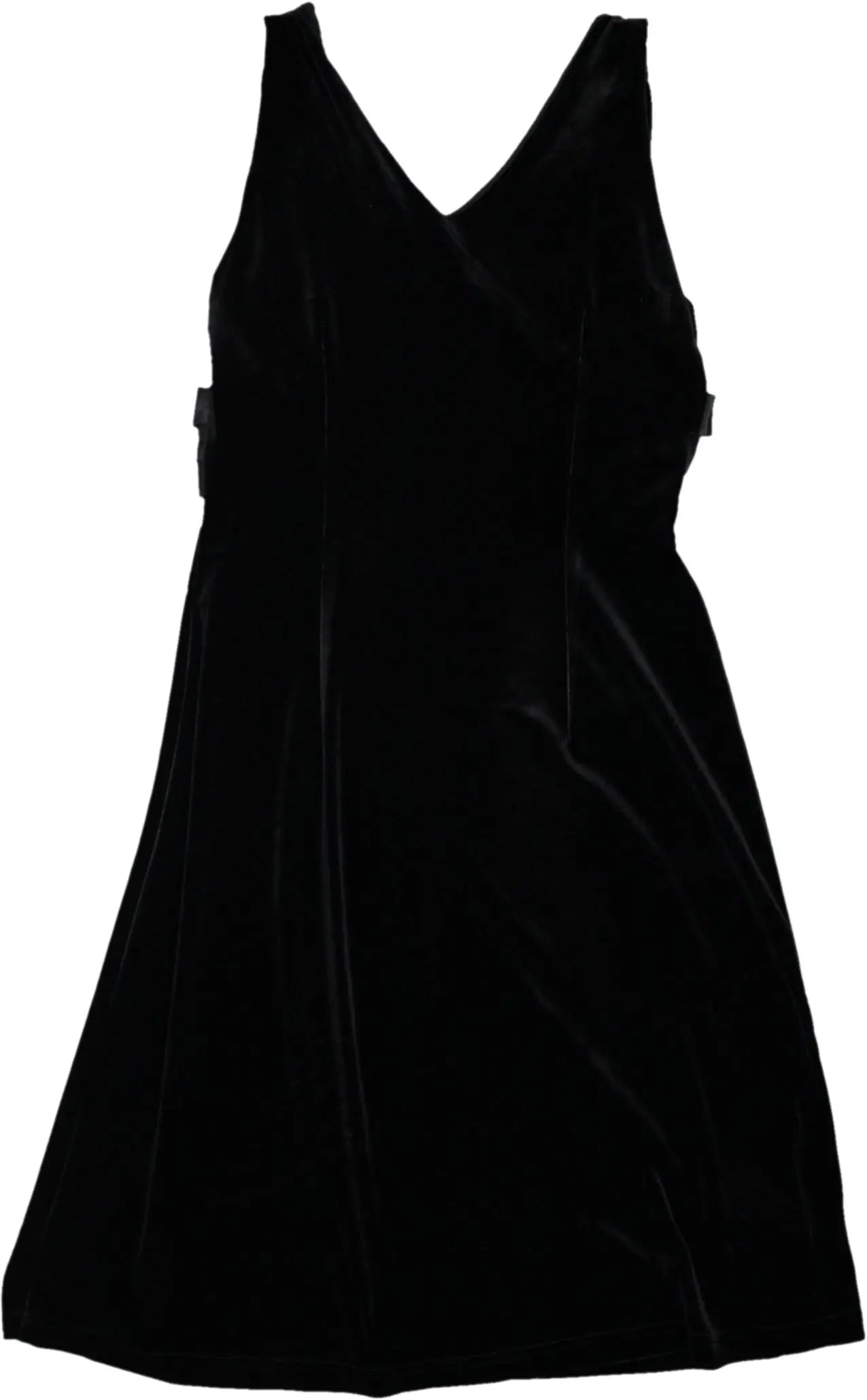 ELFE by Elif Ertürk - Velvet Black Dress- ThriftTale.com - Vintage and second handclothing