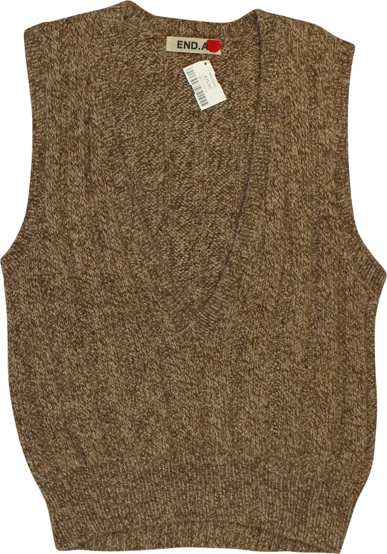 END.A - Knitted Vest- ThriftTale.com - Vintage and second handclothing