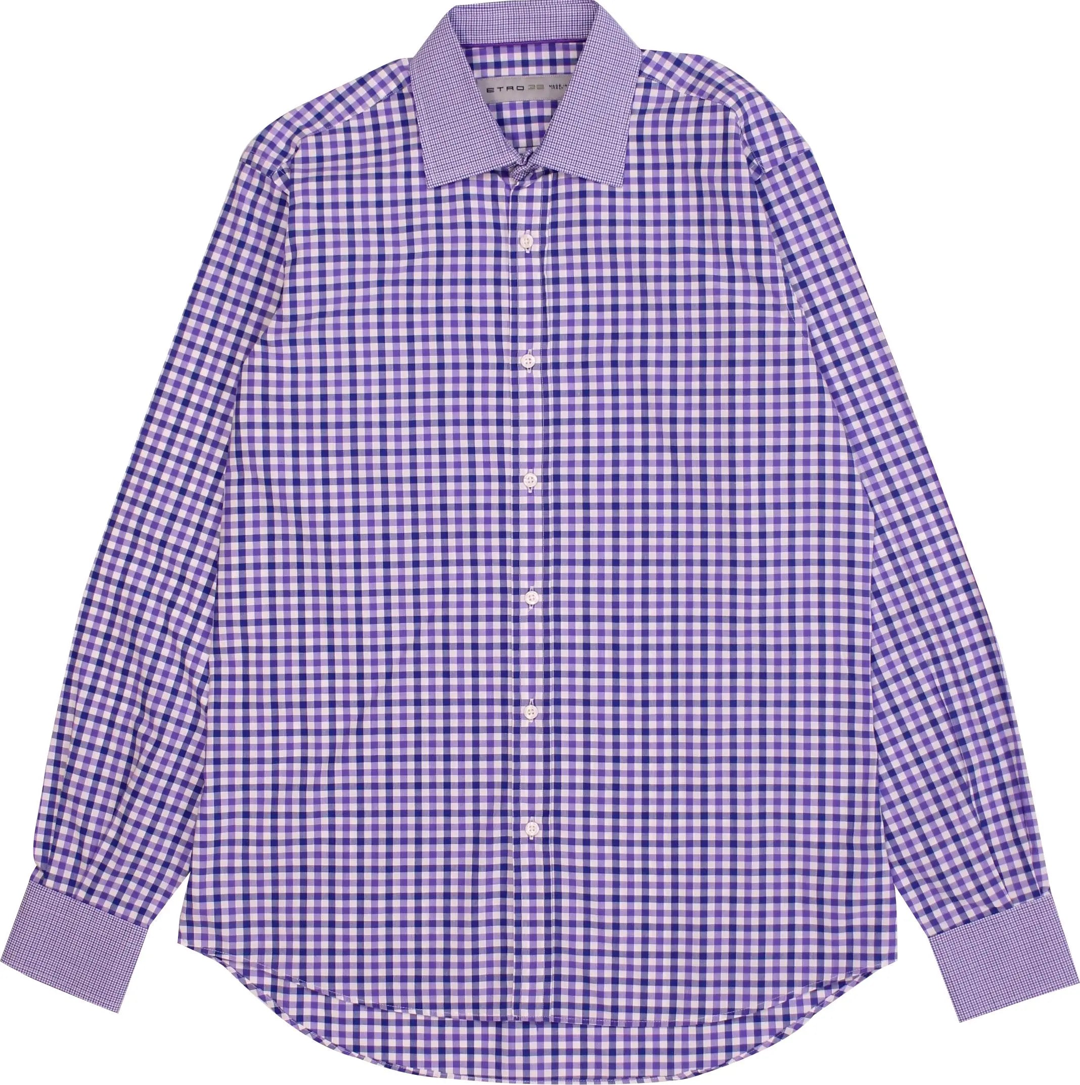 ETRO - Checked Shirt by Etro- ThriftTale.com - Vintage and second handclothing