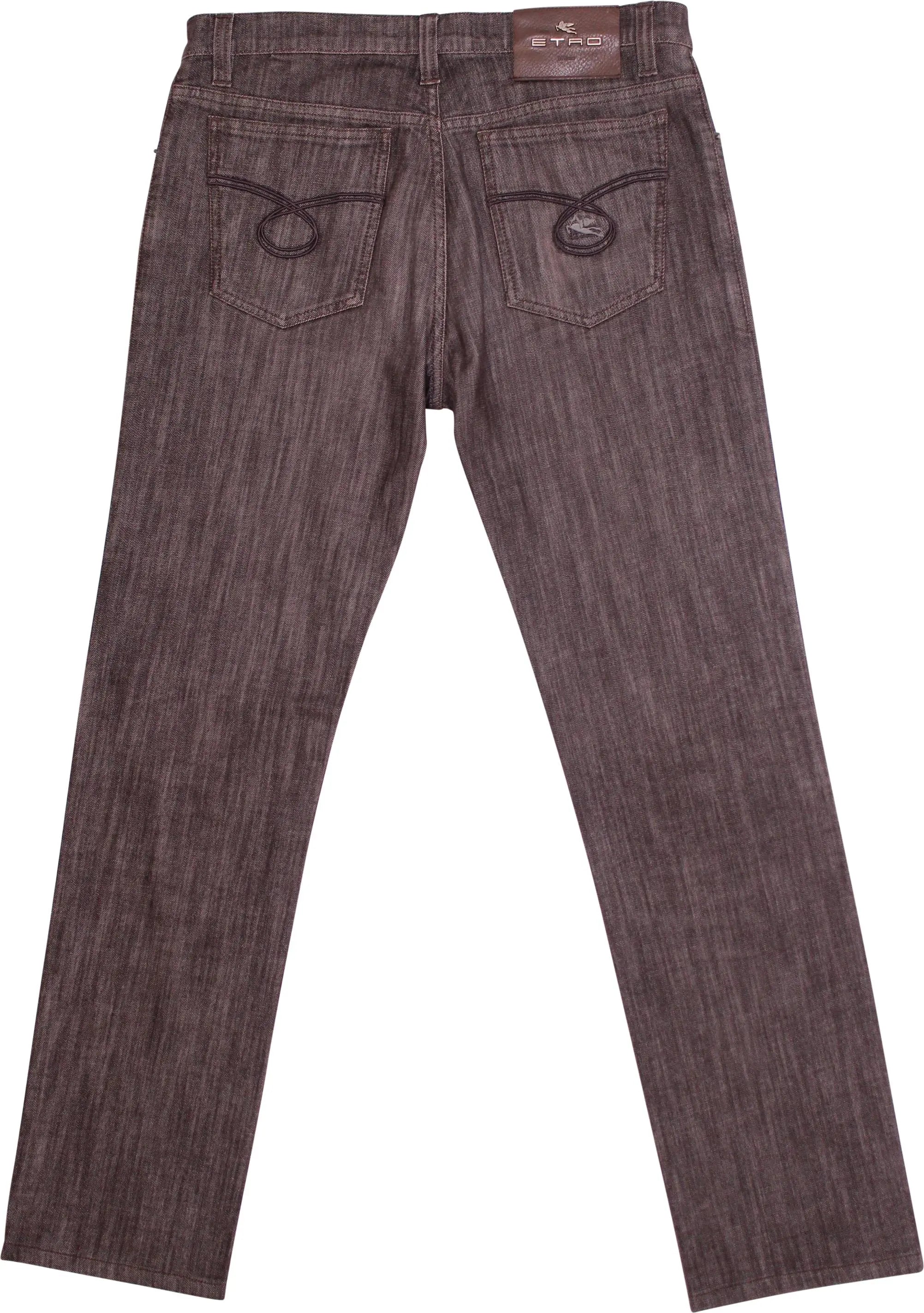 ETRO - Grey Jeans by Etro- ThriftTale.com - Vintage and second handclothing