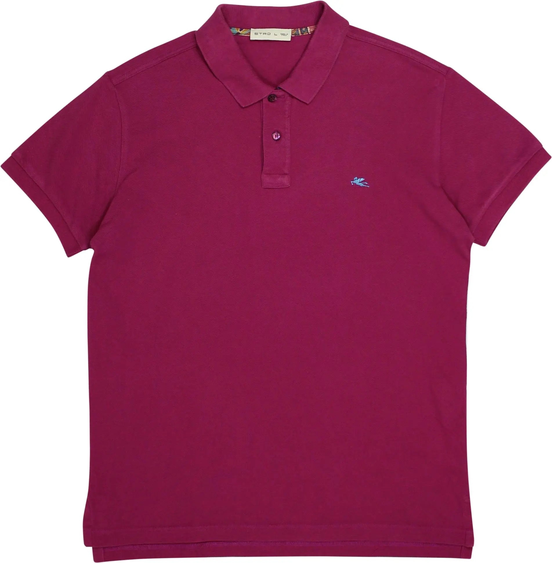 ETRO - Purple Polo Shirt by Etro- ThriftTale.com - Vintage and second handclothing