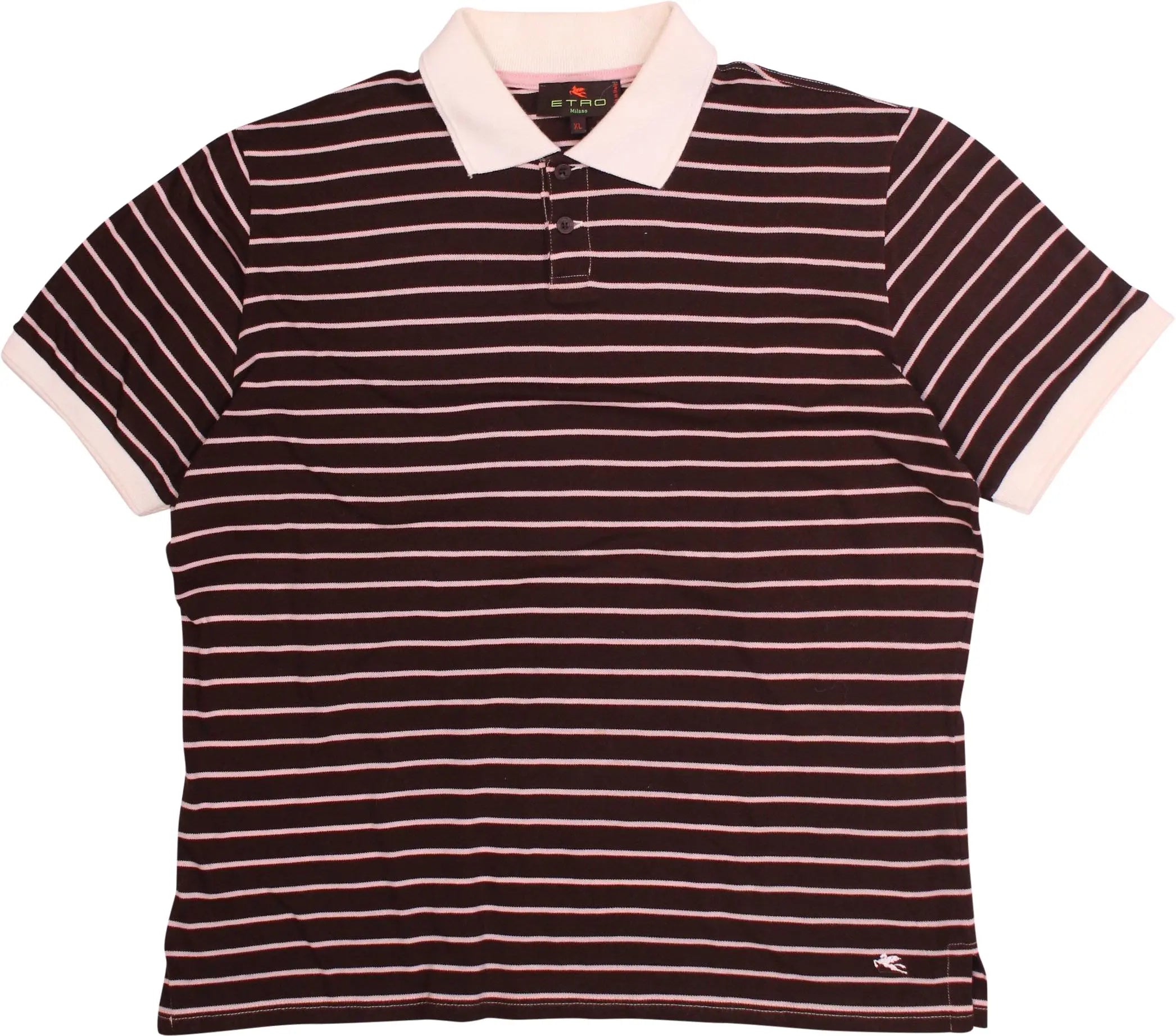 ETRO - Striped Polo Shirt by Etro- ThriftTale.com - Vintage and second handclothing