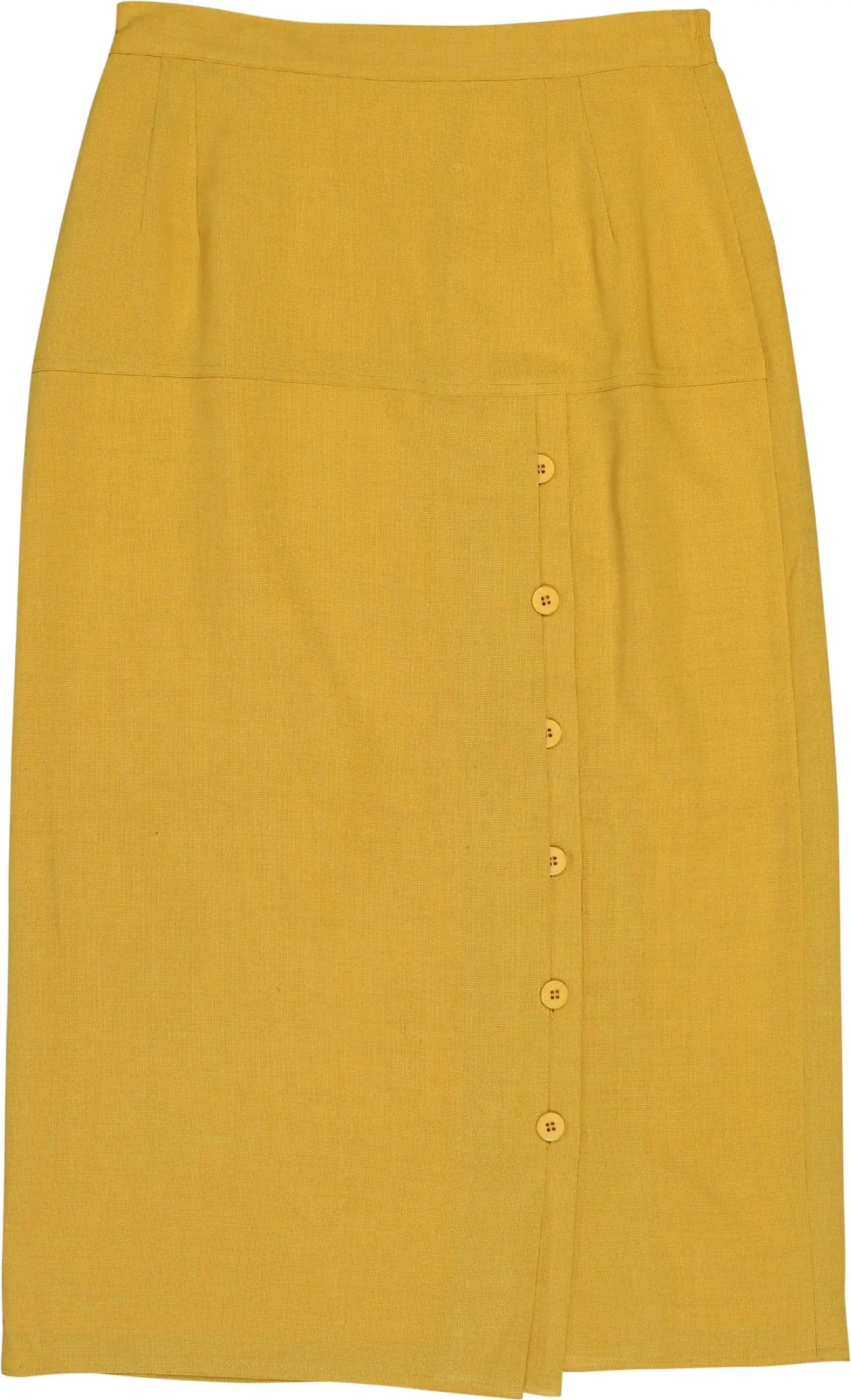 Edgar Vos - Yellow Skirt- ThriftTale.com - Vintage and second handclothing