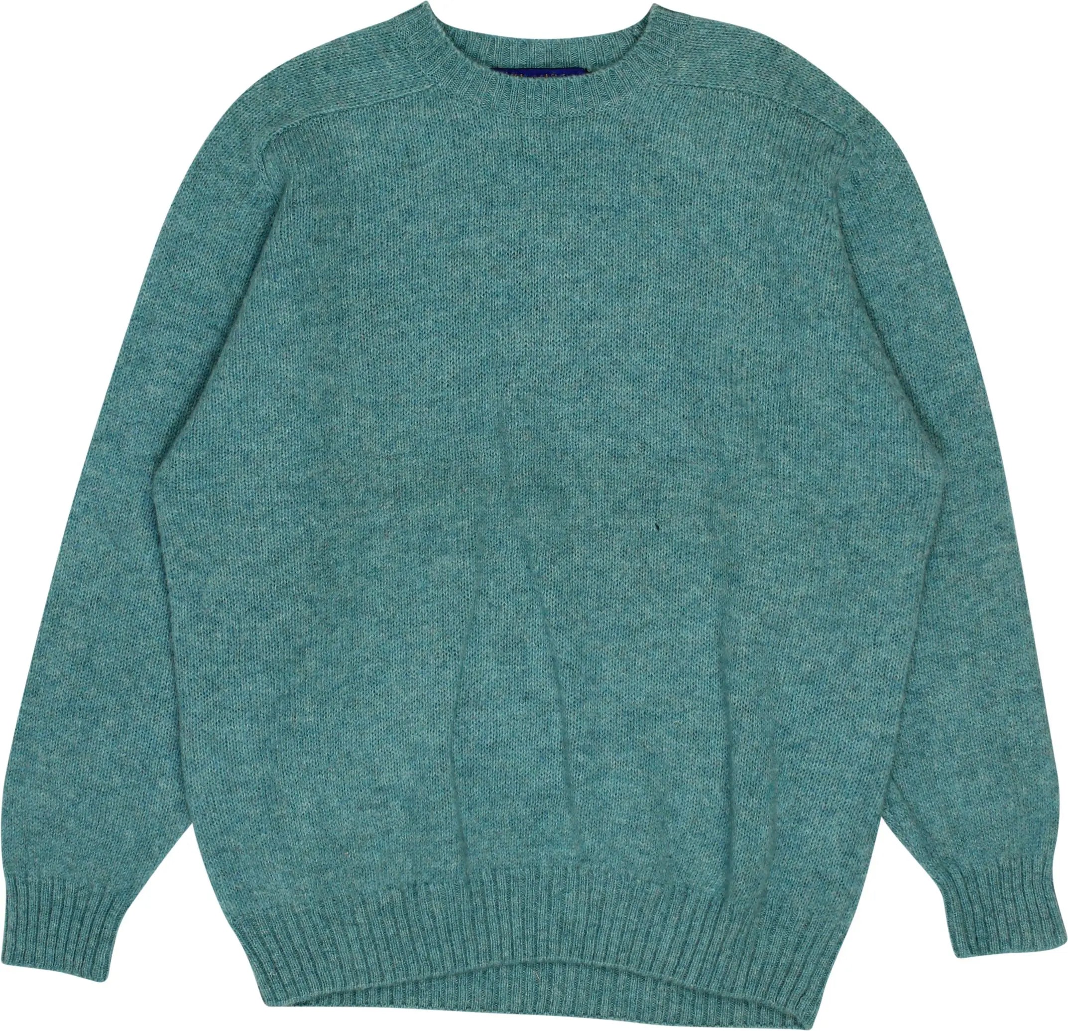 Edward Spiers - Blue Wool Jumper- ThriftTale.com - Vintage and second handclothing