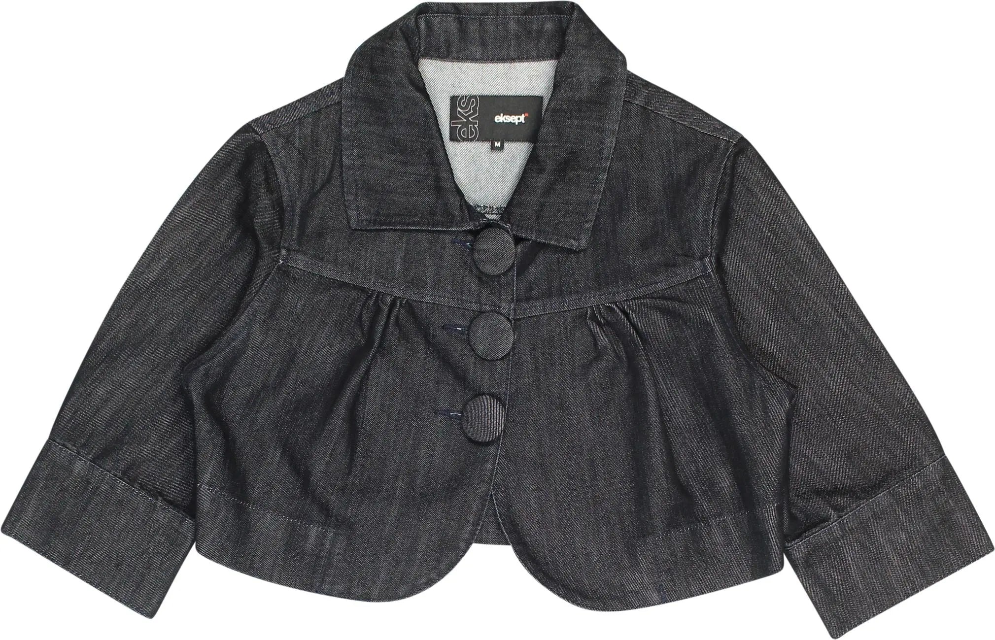 Eksept - Cropped Denim Jacket- ThriftTale.com - Vintage and second handclothing