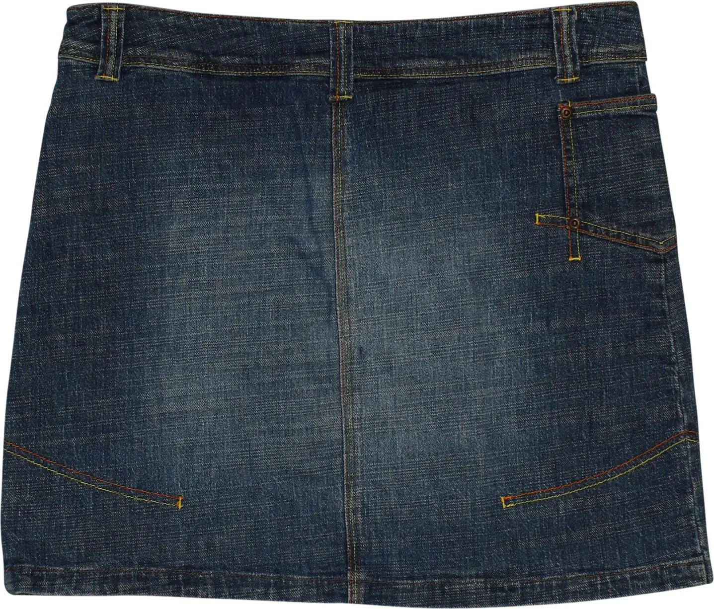 Ekseption - Denim Mini Skirt- ThriftTale.com - Vintage and second handclothing