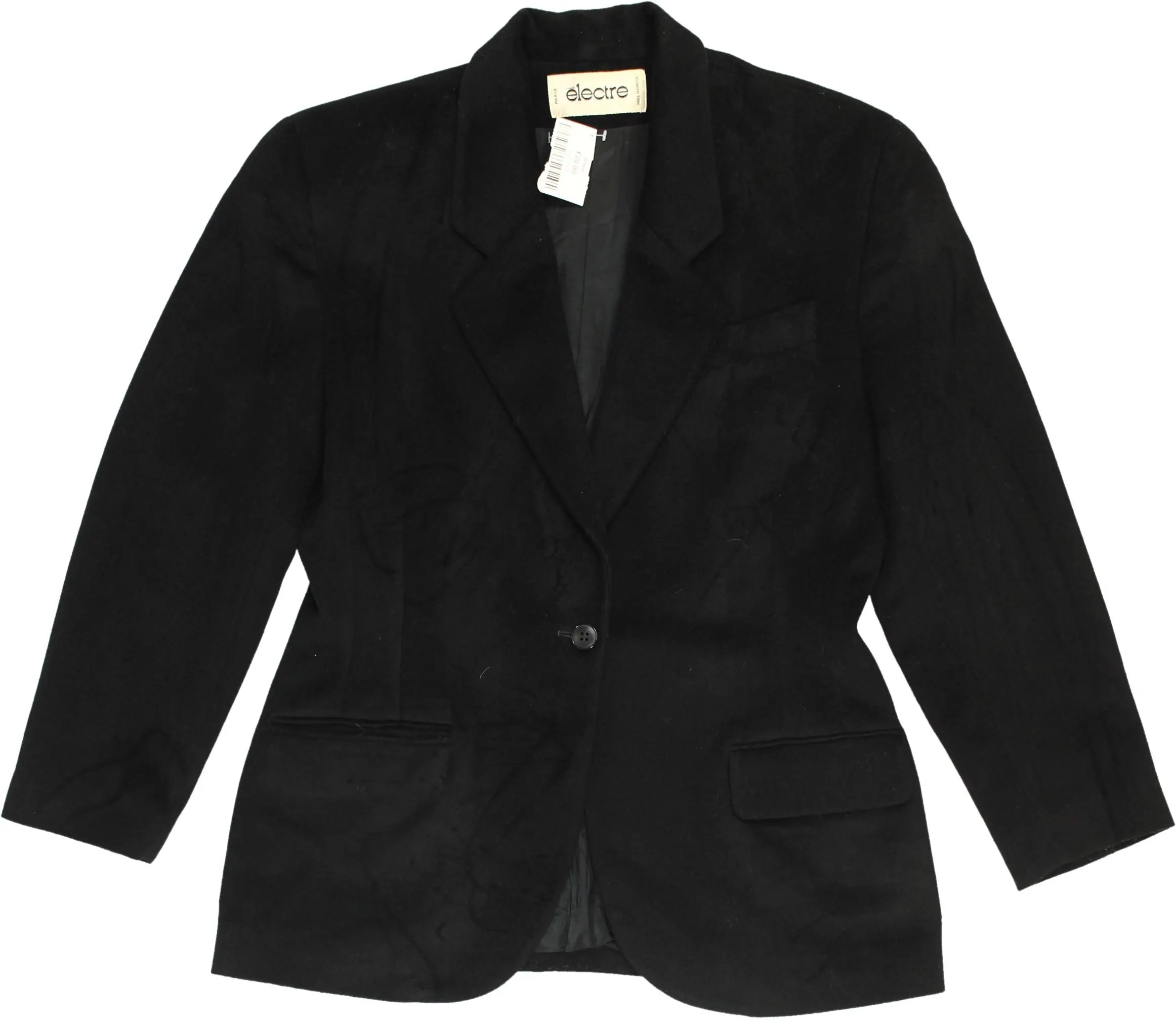 Electre - Black blazer- ThriftTale.com - Vintage and second handclothing