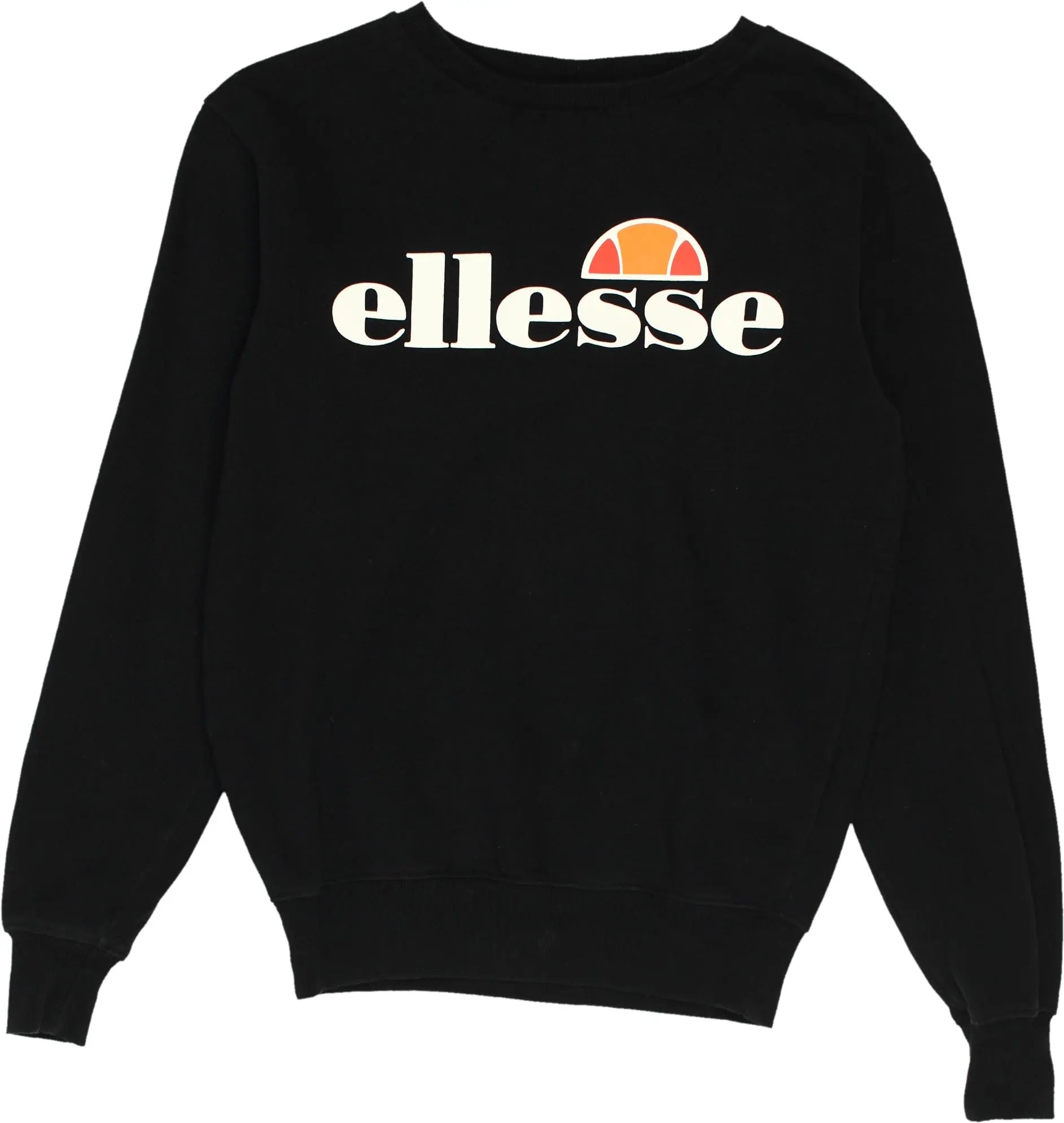 Ellesse - Black Ellesse sweater- ThriftTale.com - Vintage and second handclothing