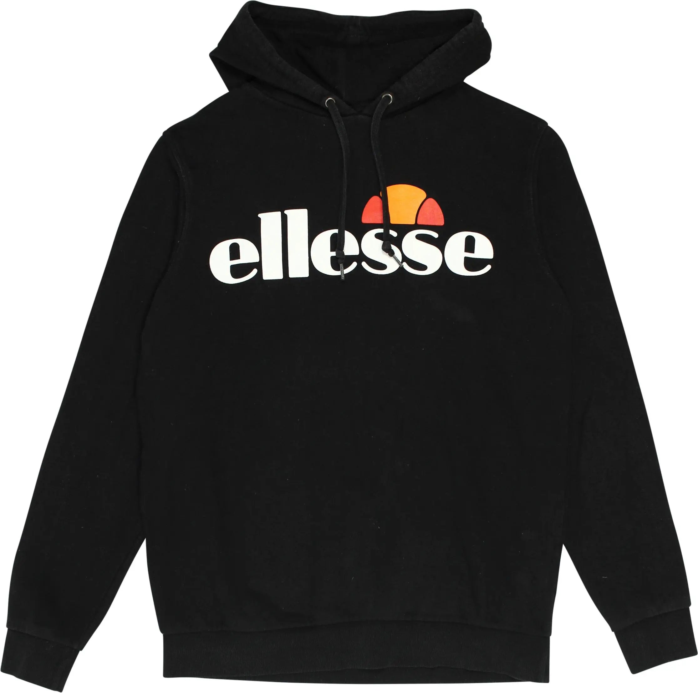 Ellesse - Ellesse Black Hoodie- ThriftTale.com - Vintage and second handclothing