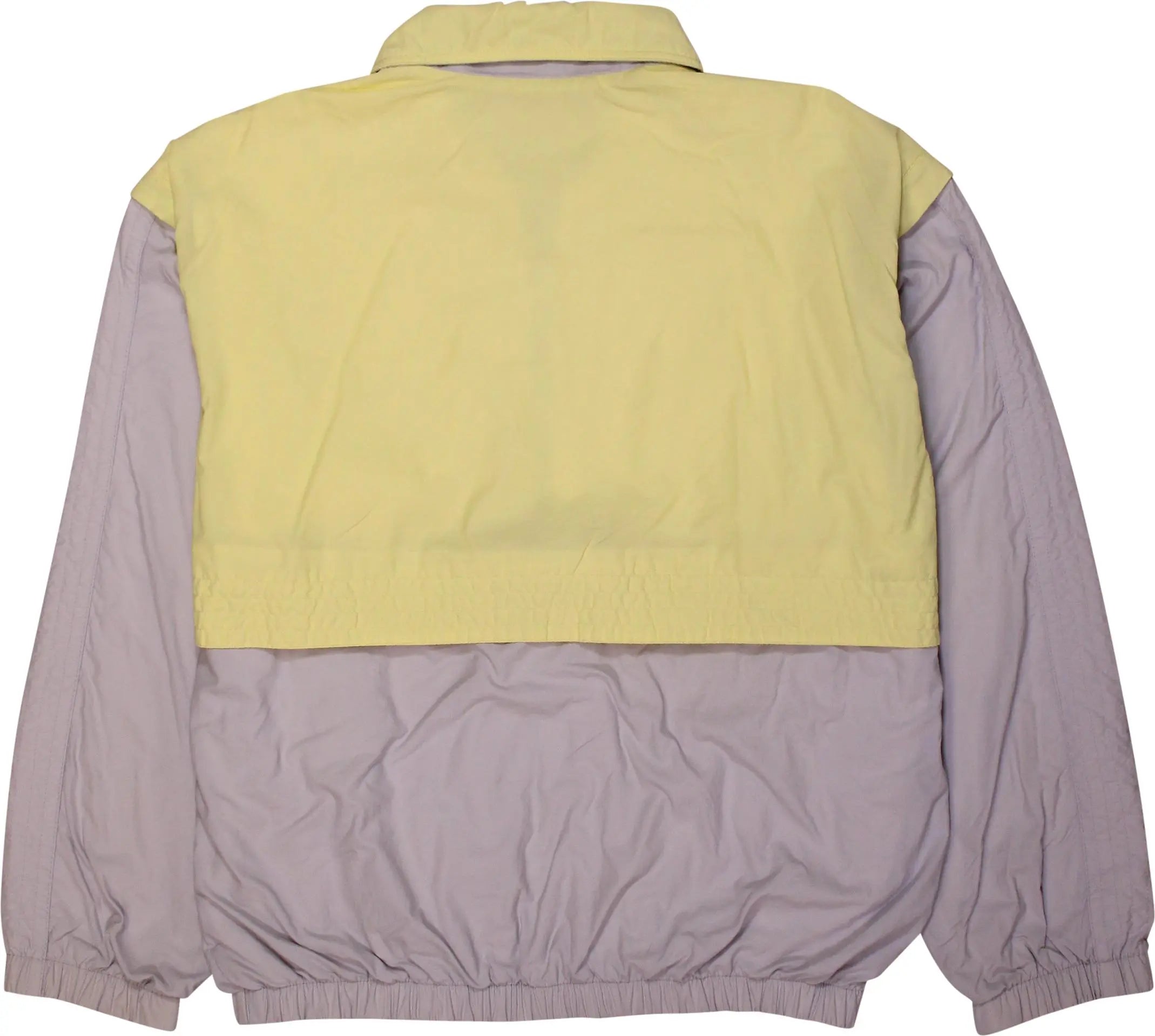 Ellesse - Pastel Yellow Windbreaker by Ellese- ThriftTale.com - Vintage and second handclothing