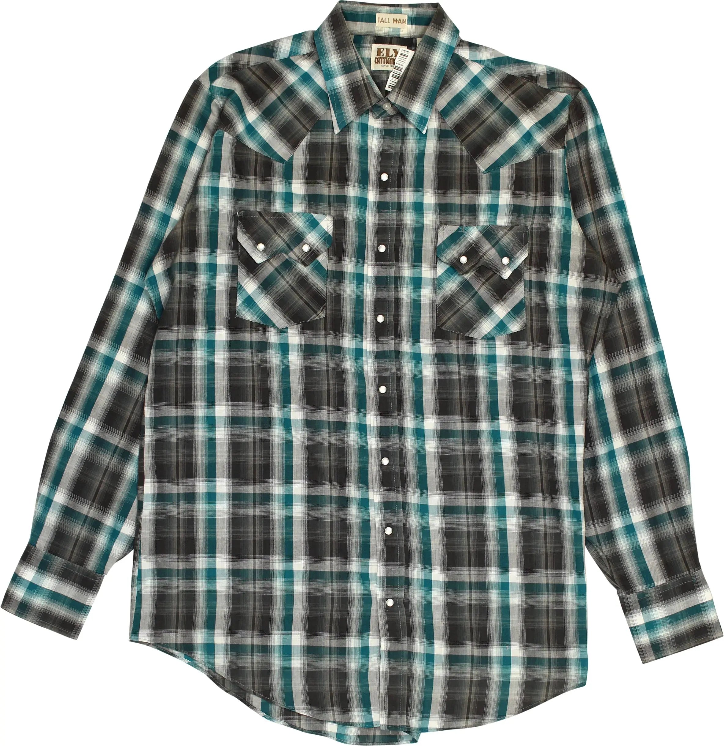 Ely Cattleman - Checked Shirt- ThriftTale.com - Vintage and second handclothing