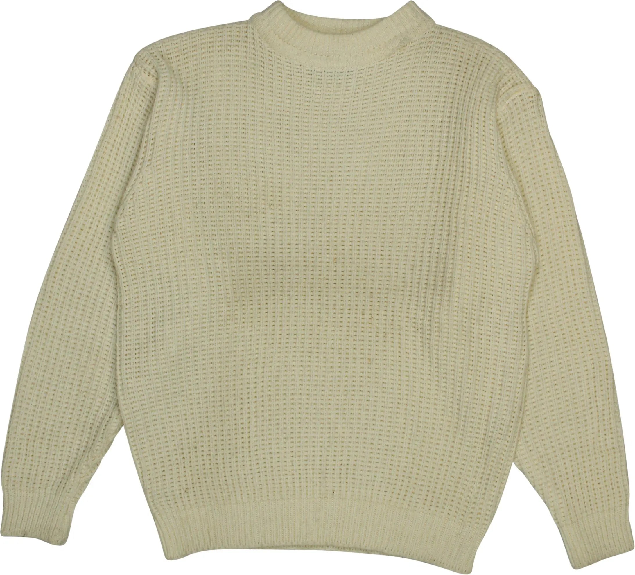 Emery Brothers - Plain Knitted Jumper- ThriftTale.com - Vintage and second handclothing