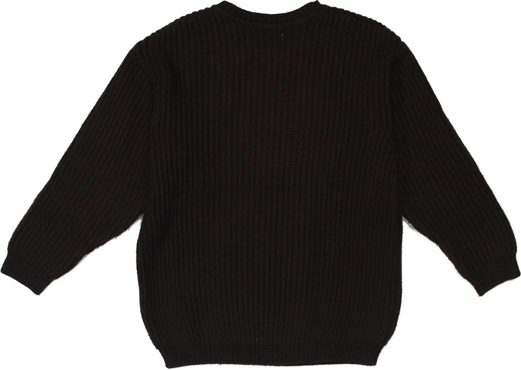 Emmanuel Schvili - Brown Wool Knitted Sweater- ThriftTale.com - Vintage and second handclothing