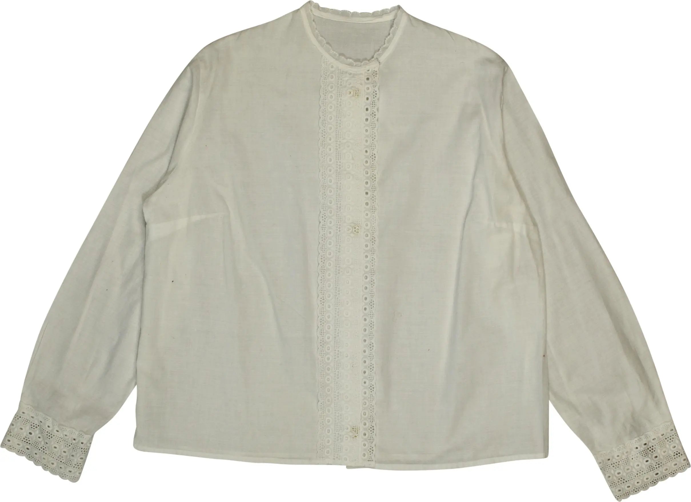 Enco - Embroidered Blouse- ThriftTale.com - Vintage and second handclothing