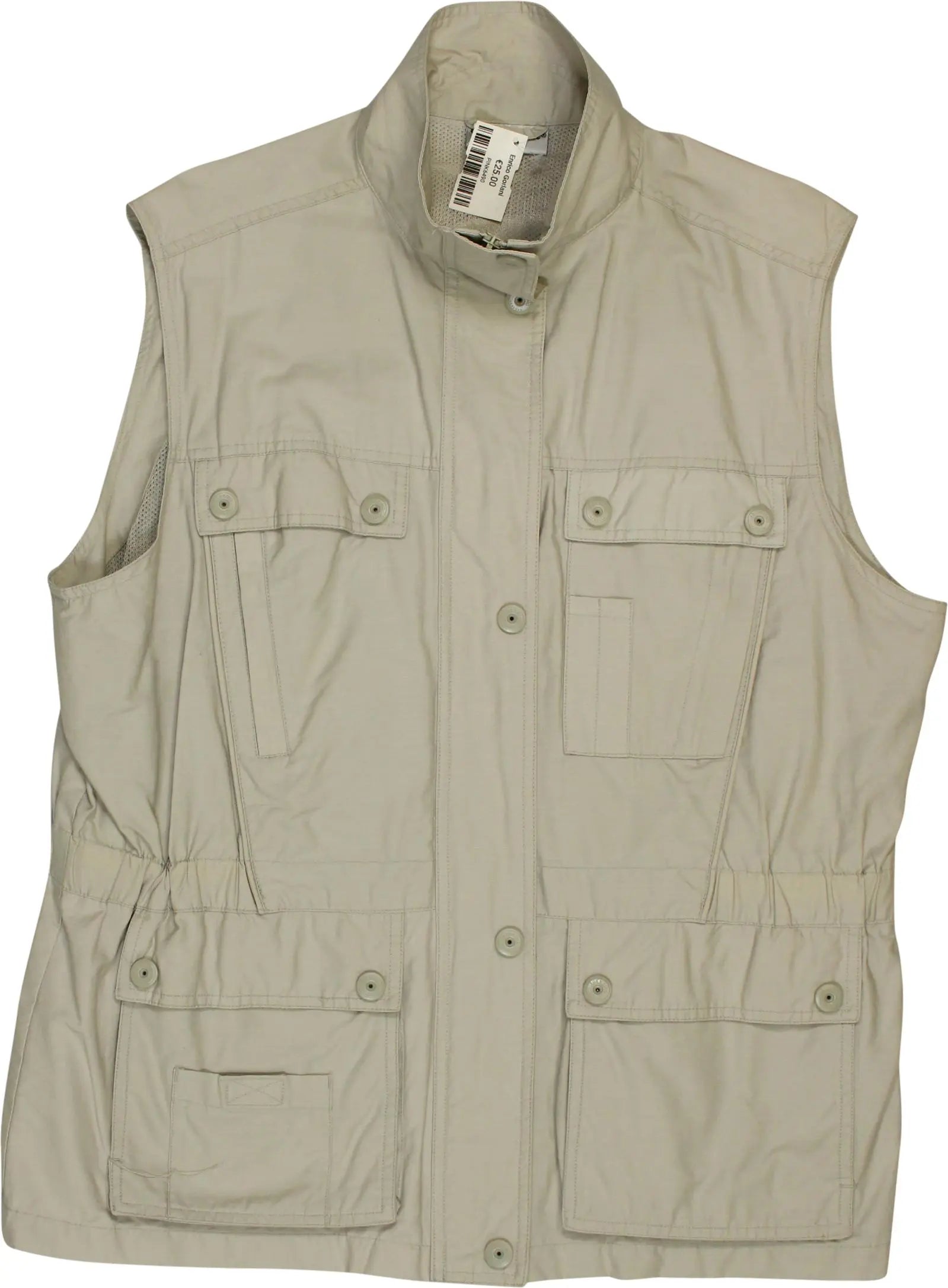 Enrico Gorlani - 90s Utility Outdoor Vest- ThriftTale.com - Vintage and second handclothing