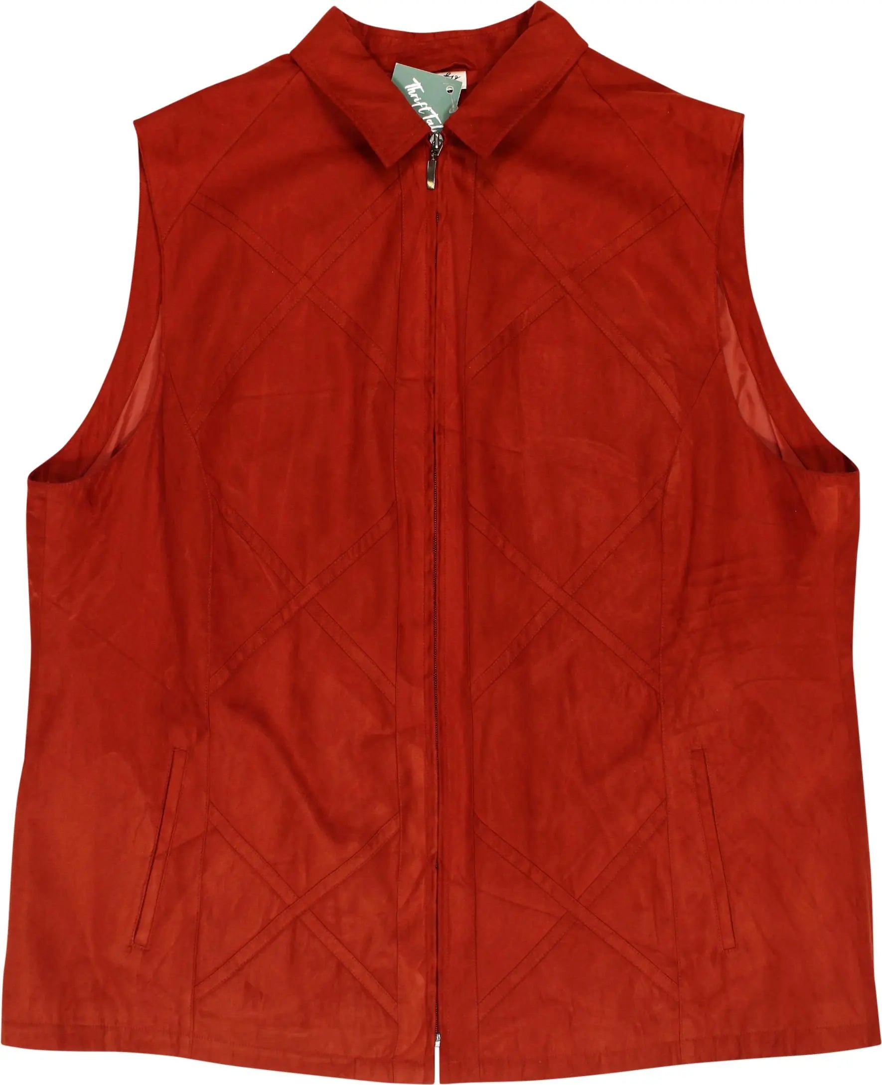 Erfre - Zip Up Vest- ThriftTale.com - Vintage and second handclothing
