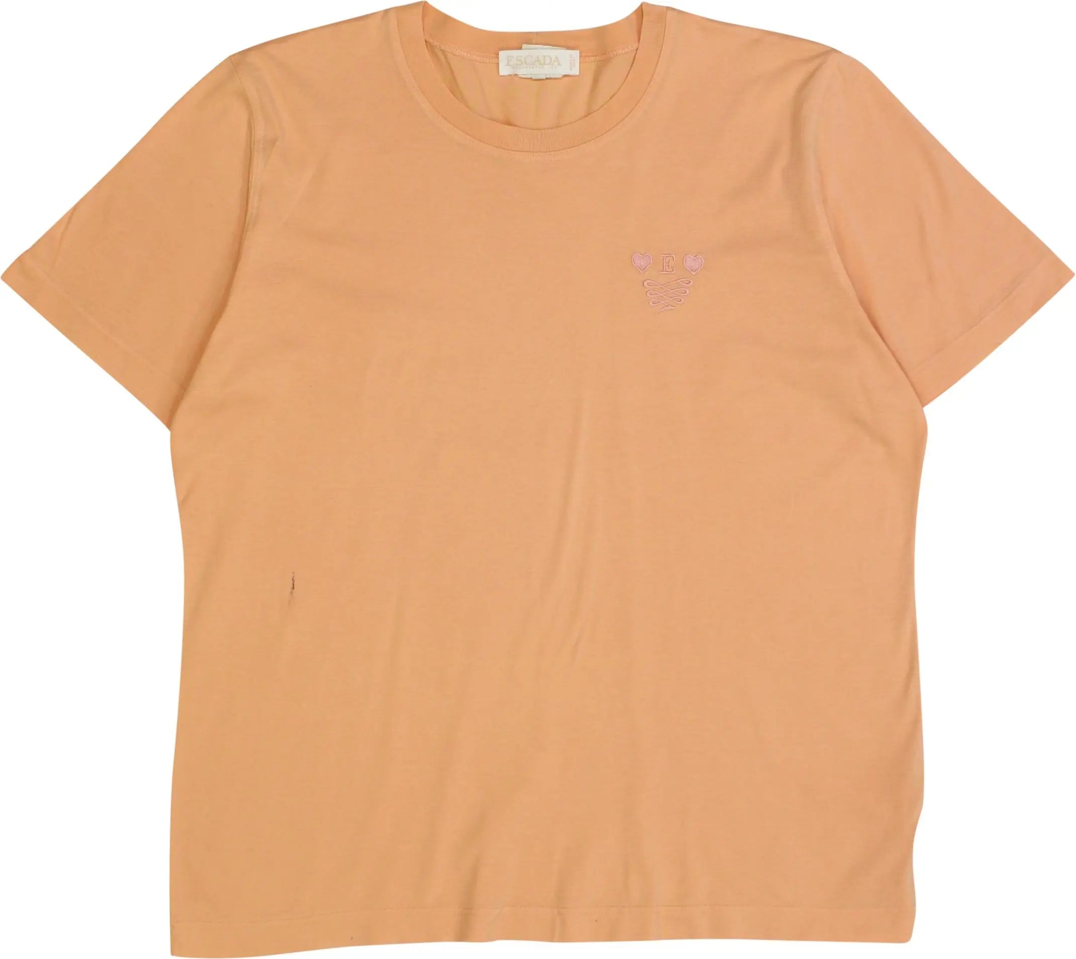 Escada - Pink Escada T-shirt- ThriftTale.com - Vintage and second handclothing