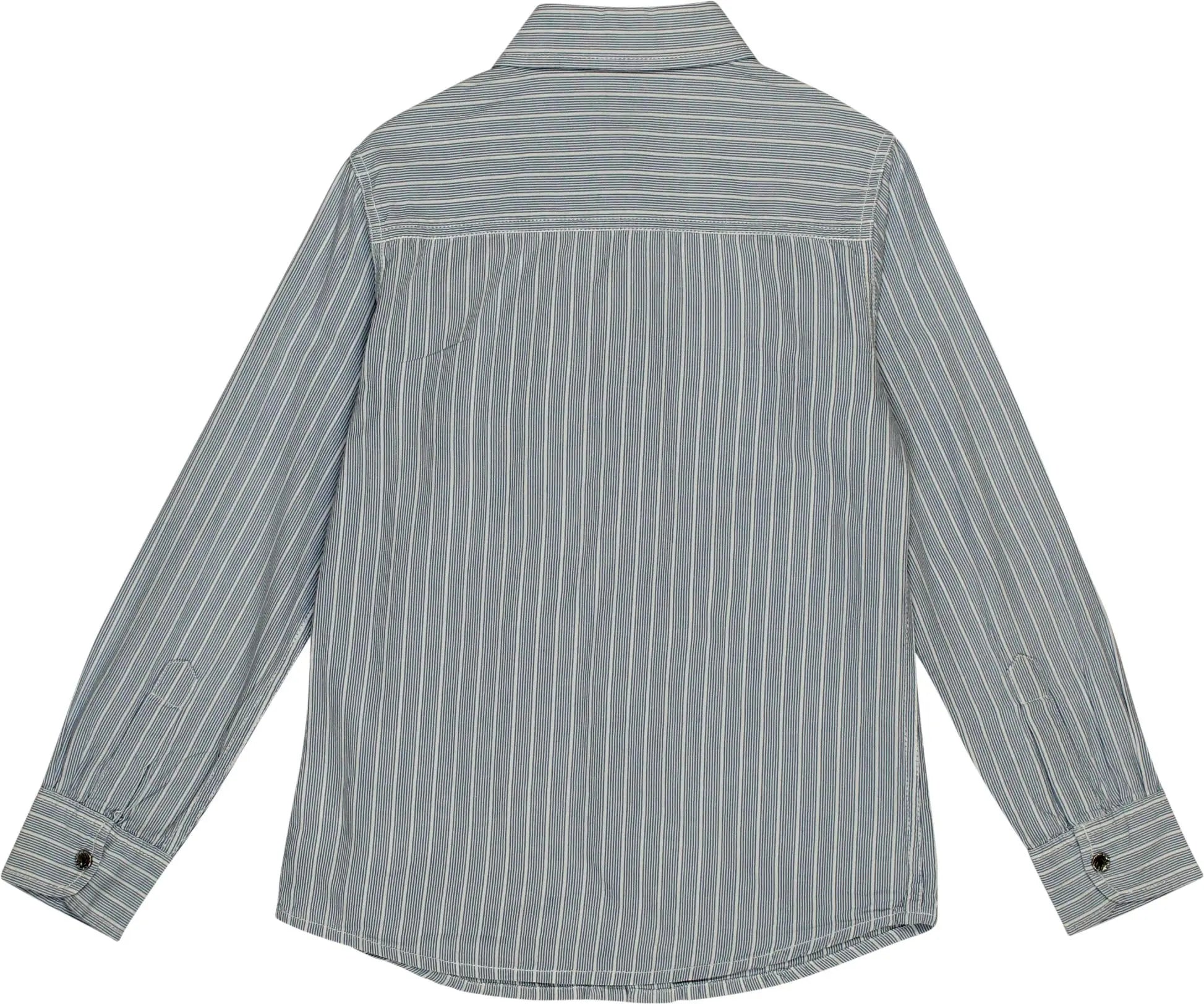 Esprit - Blue Striped Long Sleeve Shirt- ThriftTale.com - Vintage and second handclothing