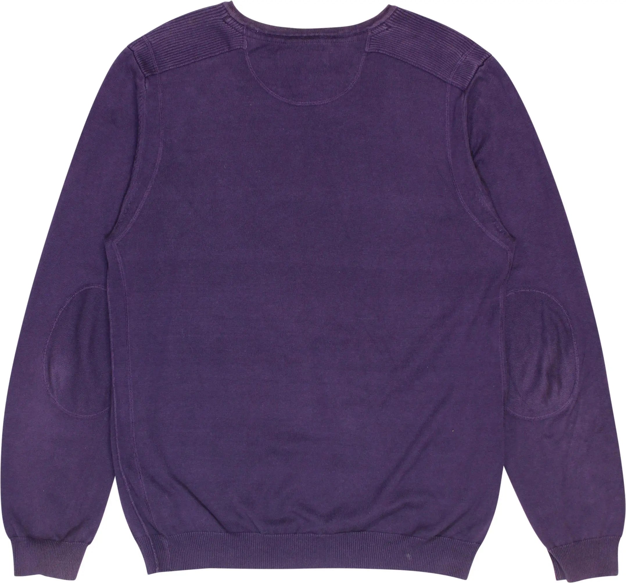 Esprit - Purple Quarter Neck Jumper- ThriftTale.com - Vintage and second handclothing