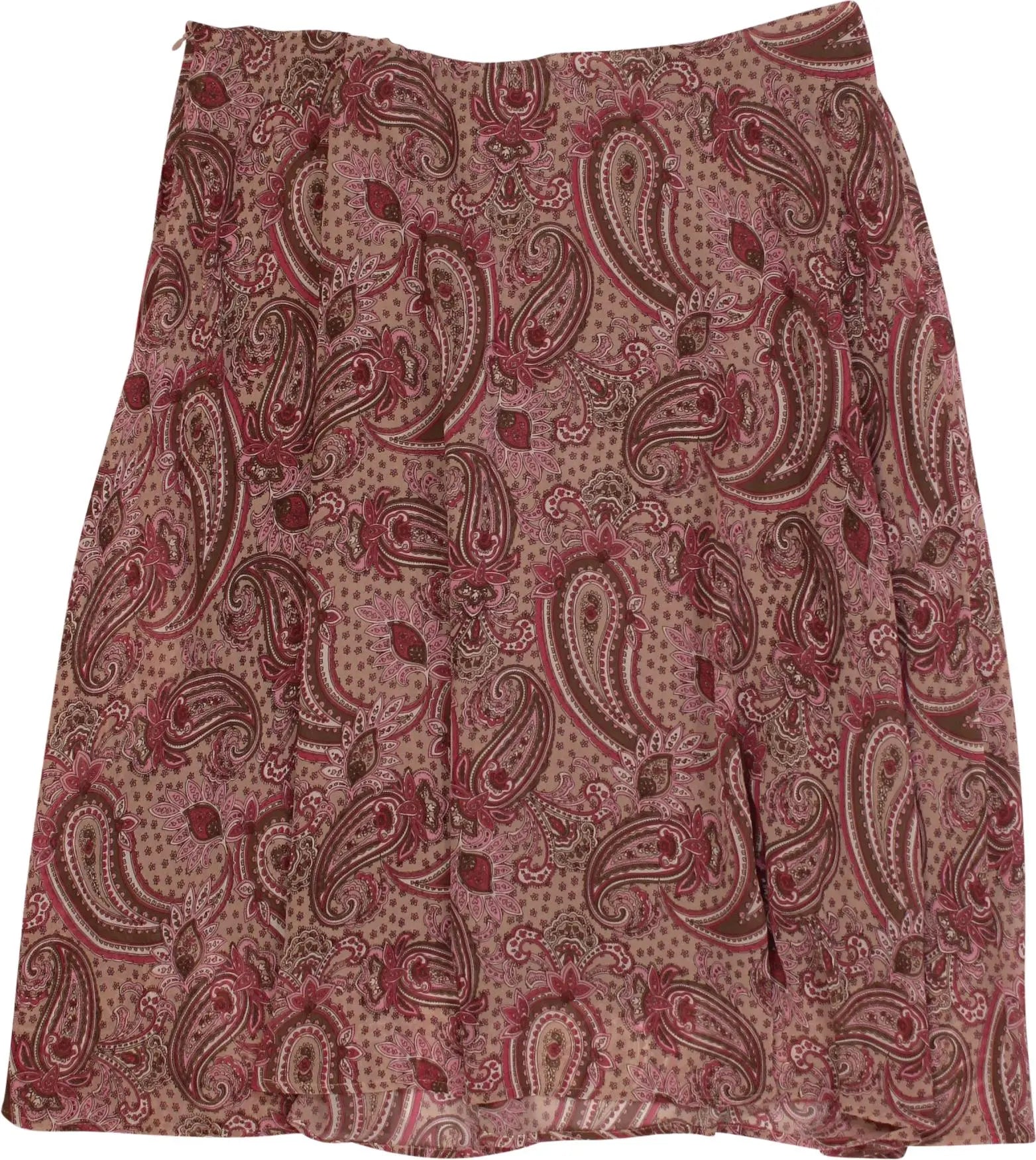 Esprit - Skirt with Paisley Print- ThriftTale.com - Vintage and second handclothing