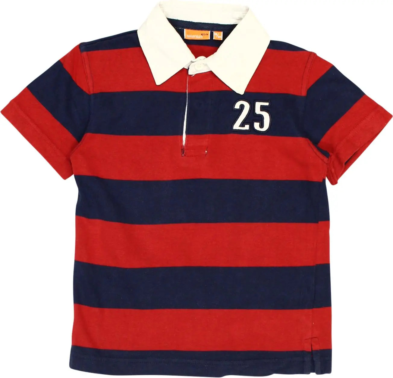 Essentials - Striped Polo Shirt- ThriftTale.com - Vintage and second handclothing