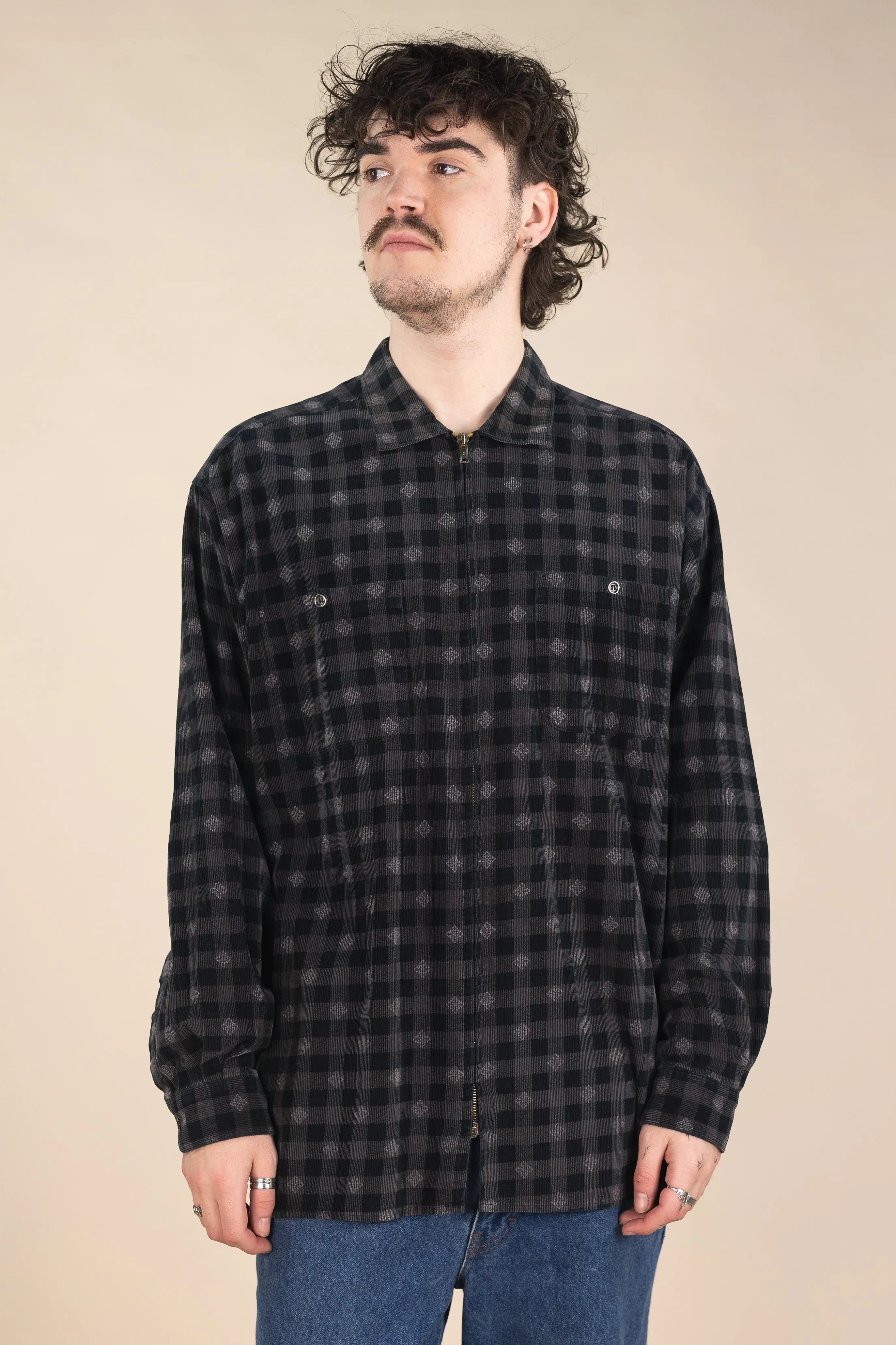 Etirel - Corduroy Shirt- ThriftTale.com - Vintage and second handclothing