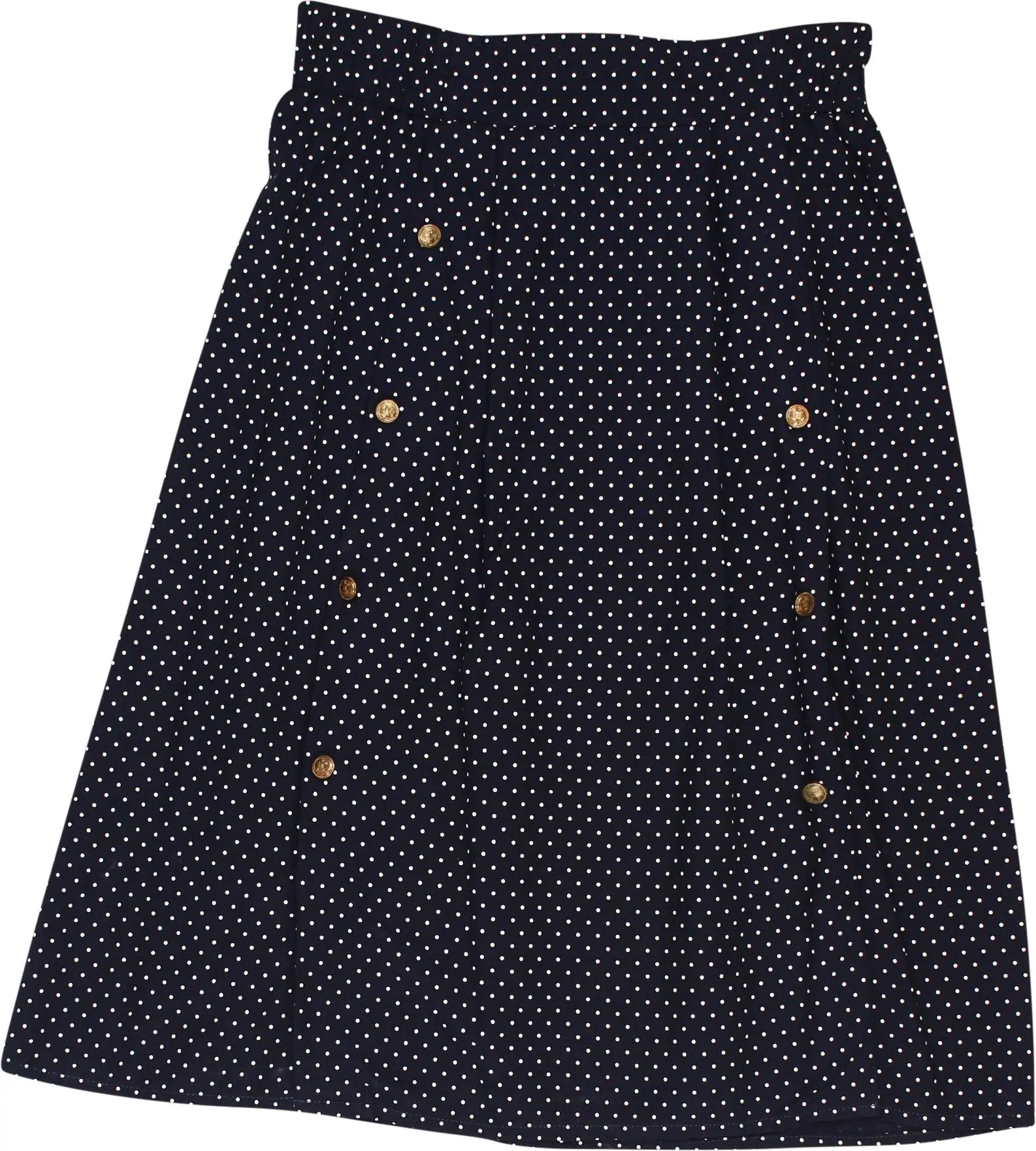 Euro Fashion - Polkadot Skirt- ThriftTale.com - Vintage and second handclothing