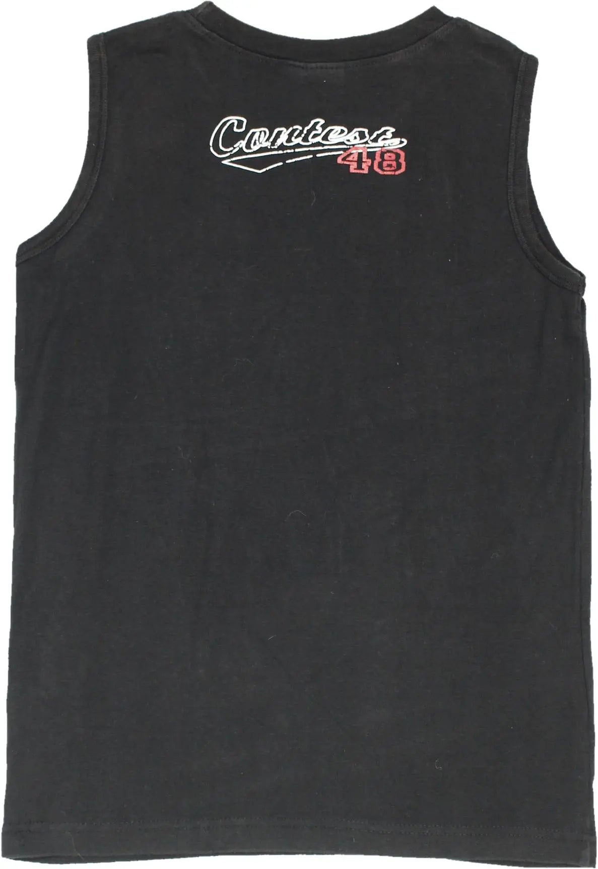 Europe Boys - Black Singlet- ThriftTale.com - Vintage and second handclothing