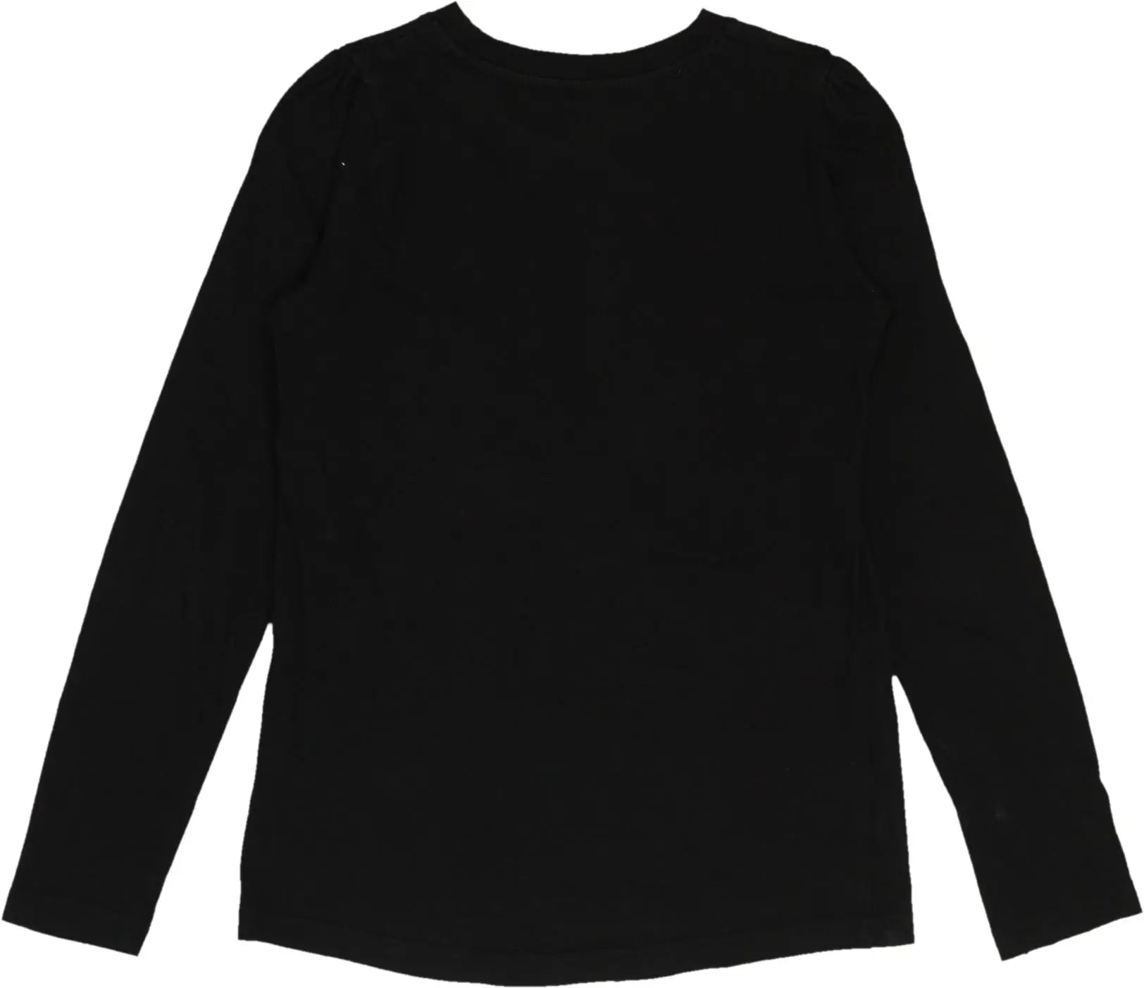 Europe Kids - Black Long Sleeve Shirt- ThriftTale.com - Vintage and second handclothing